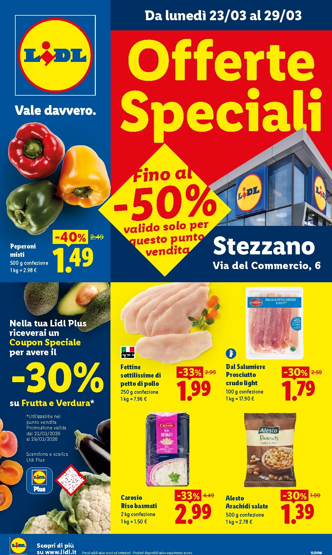 lidl - Volantino Lidl - Offerte Speciali Stezzano valido dal 23/03/2026 al 29/03/2026 - page: 1