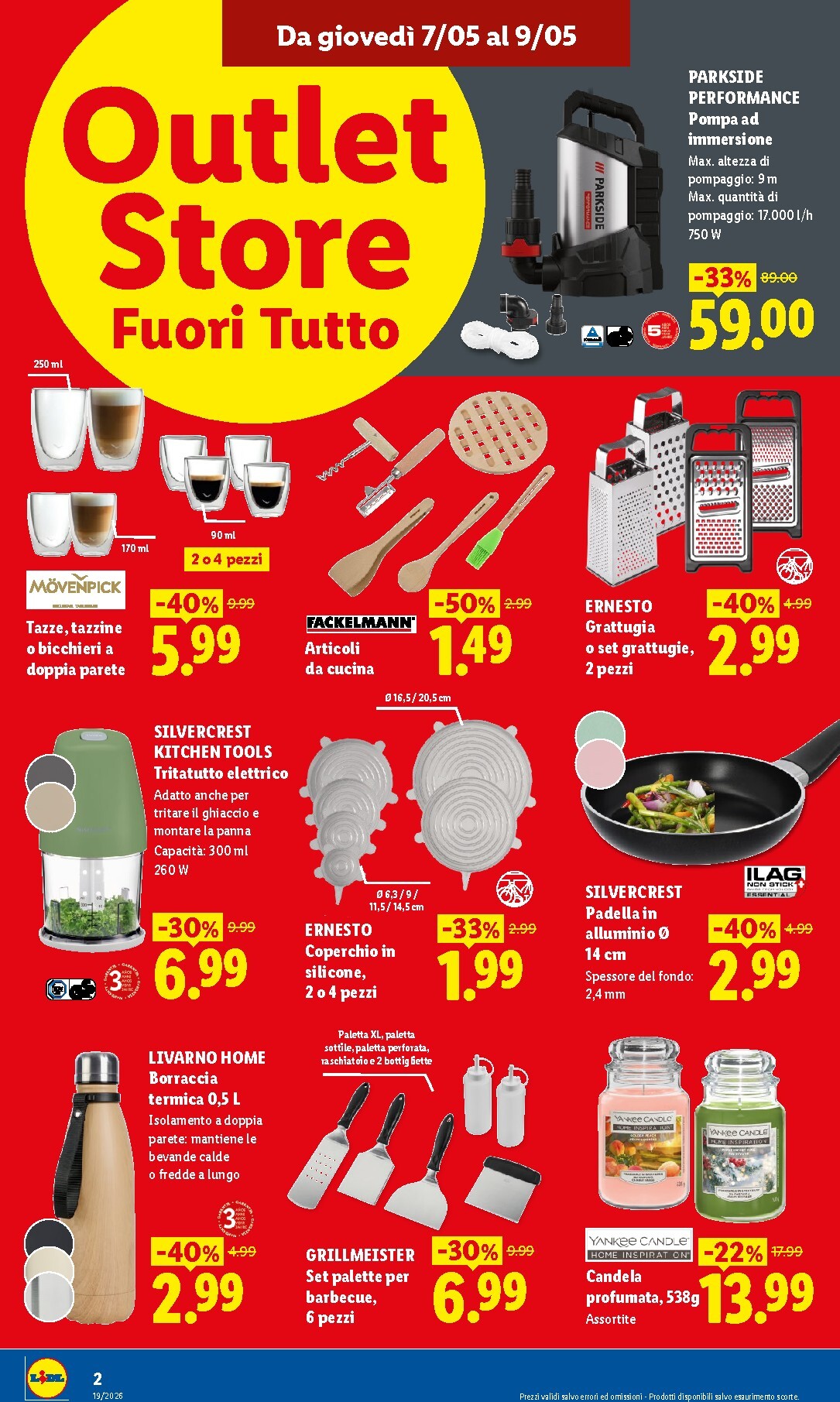 lidl - Volantino Lidl - Outlet Store Alessandria per la prossima settimana dal giovedì 07/05/2026 al sabato 09/05/2026 - page: 2