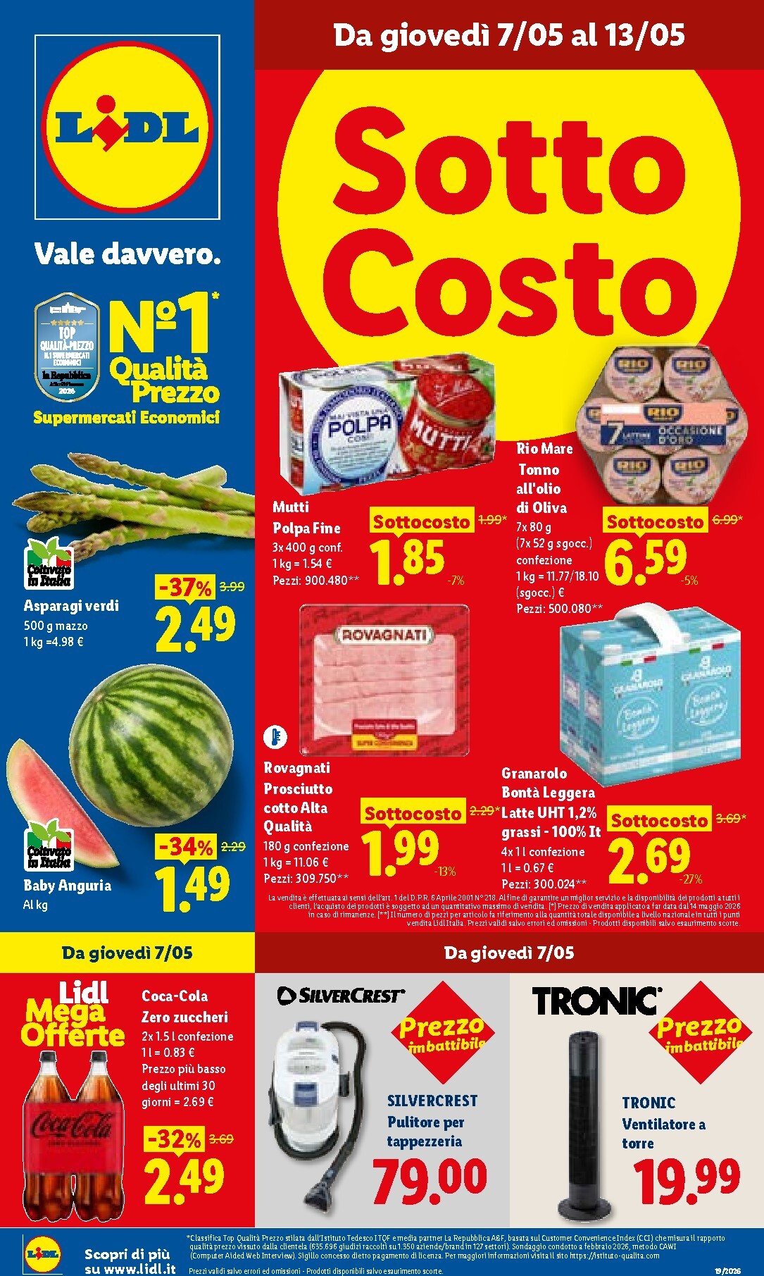 lidl - Volantino Lidl per la prossima settimana dal giovedì 07/05/2026 al mercoledì 13/05/2026