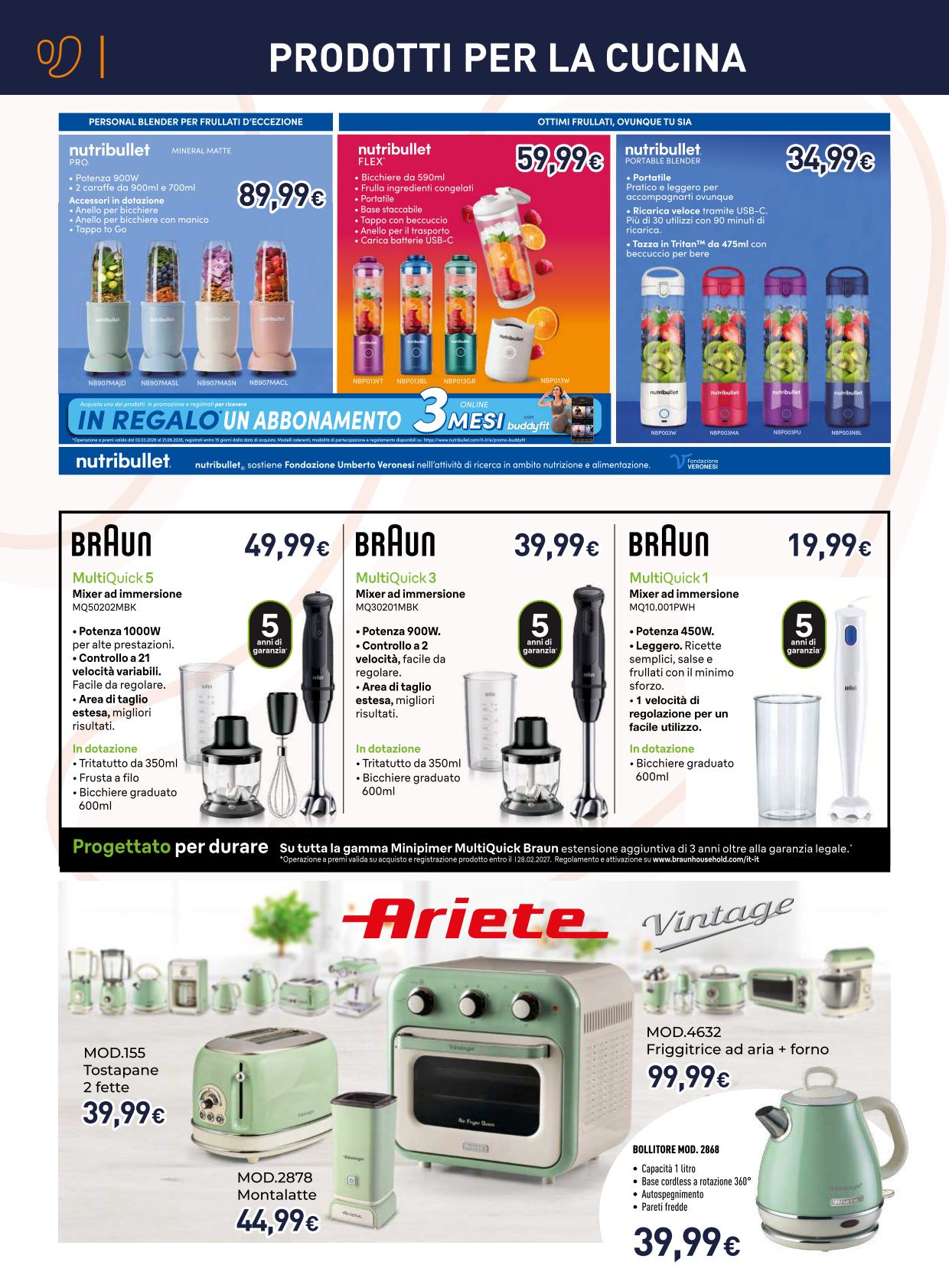 unieuro - Volantino attuale di Unieuro - Speciale piccoli elettrodomestici valido dal giovedì 11/06/2026 al venerdì 26/06/2026 - page: 6