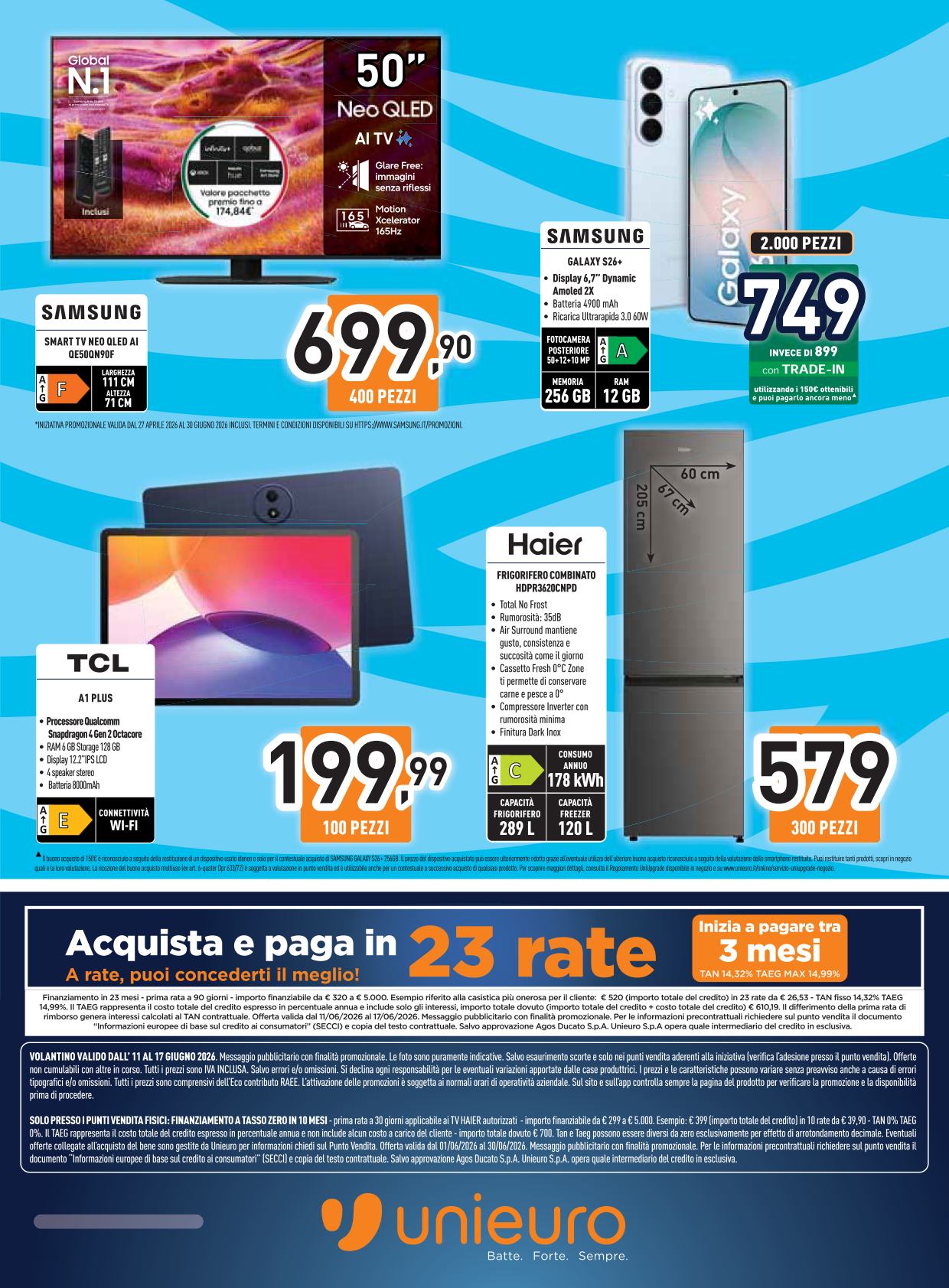 unieuro - Volantino attuale di Unieuro - Summer Black Friday valido dal giovedì 11/06/2026 al mercoledì 17/06/2026 - page: 27
