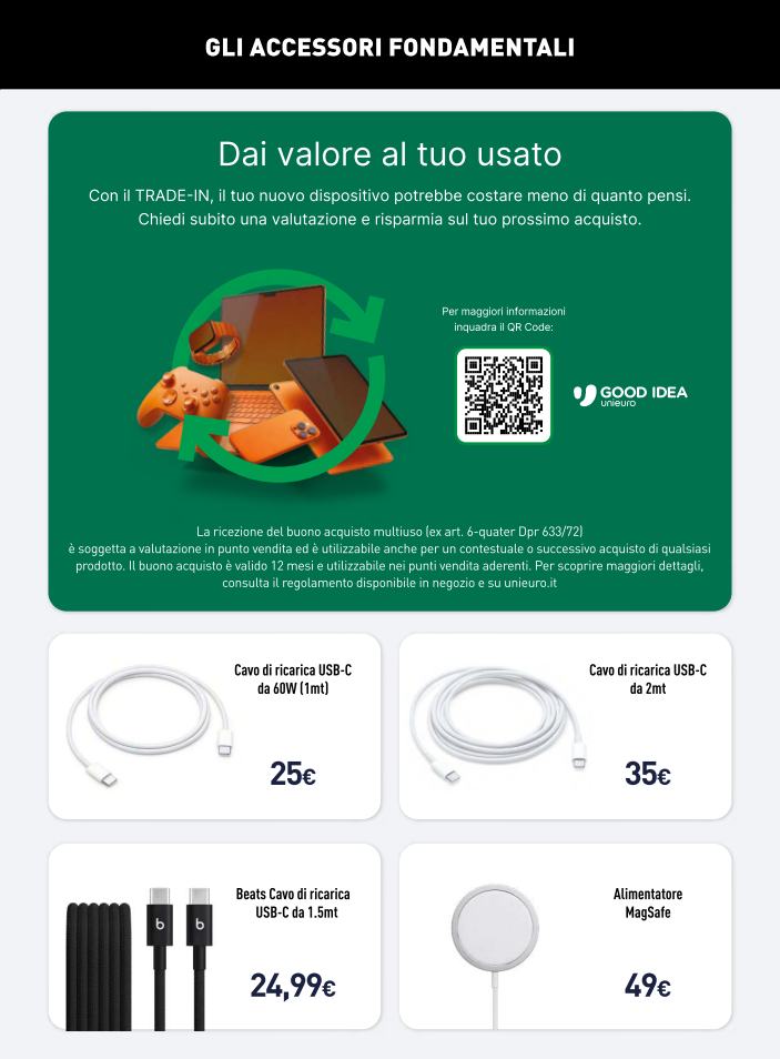 unieuro - Volantino attuale di Unieuro - Speciale Apple valido dal giovedì 18/06/2026 al mercoledì 24/06/2026 - page: 5