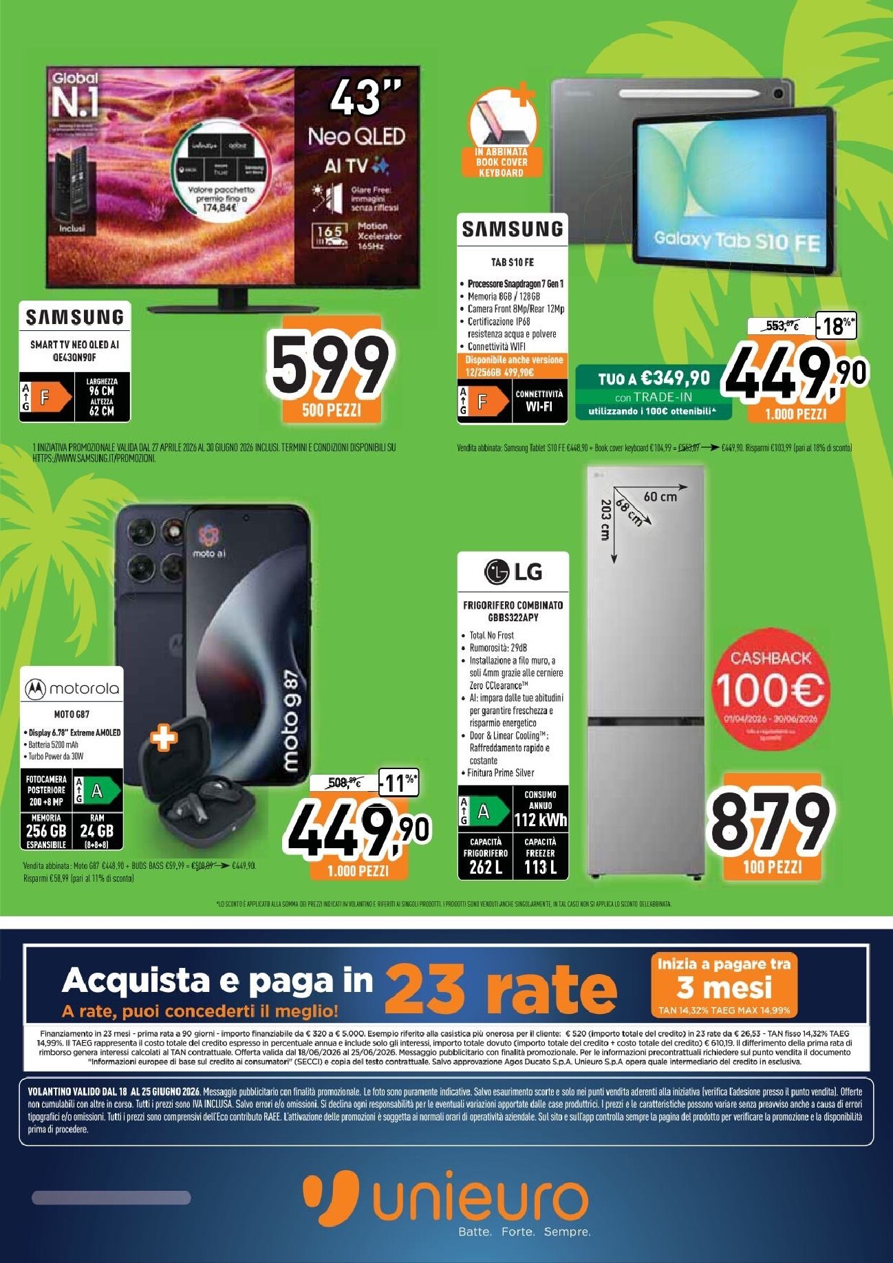 unieuro - Volantino attuale di Unieuro valido dal venerdì 19/06/2026 al giovedì 25/06/2026 - page: 29