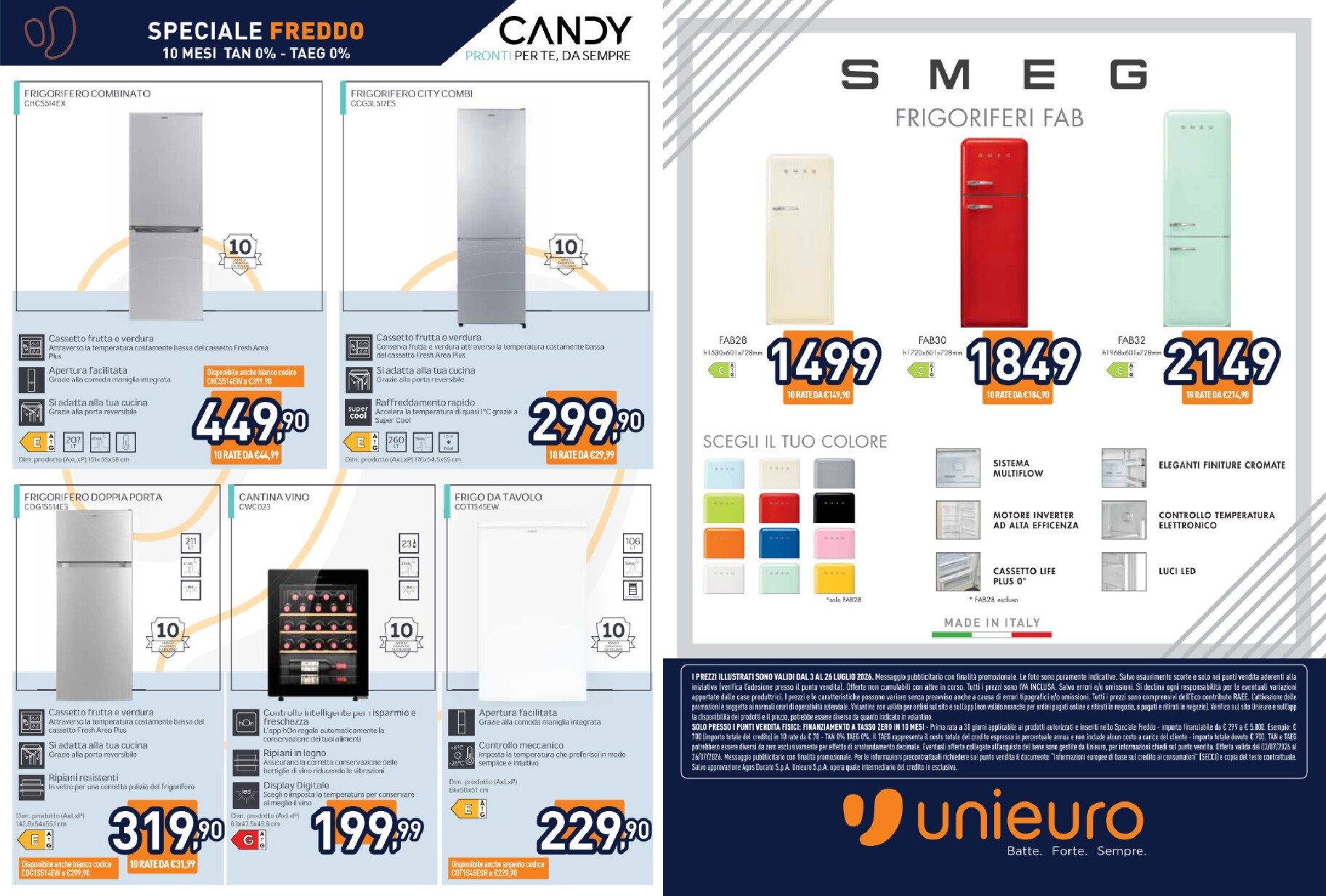 unieuro - Volantino attuale di Unieuro - Speciale Freddo valido dal venerdì 03/07/2026 al domenica 26/07/2026 - page: 9