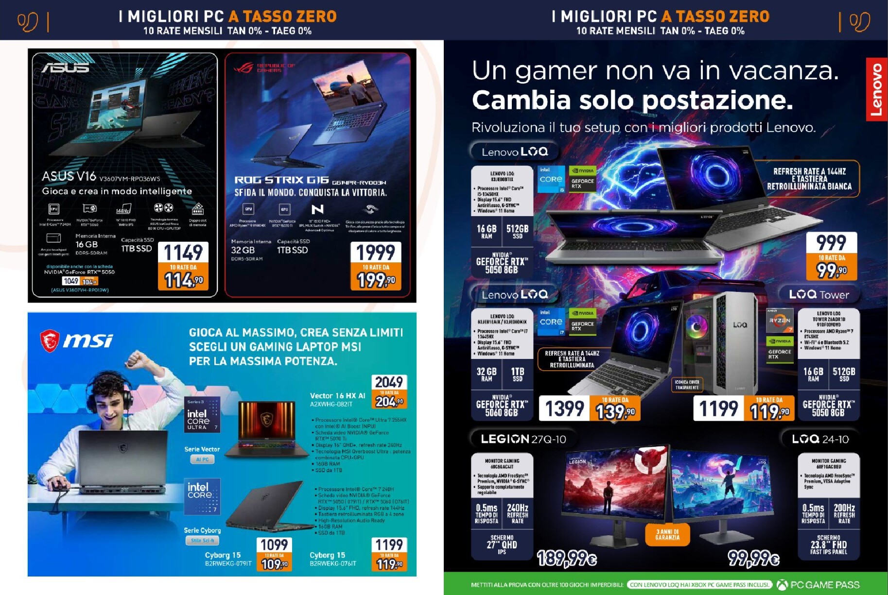unieuro - Volantino attuale di Unieuro - Speciale Gaming valido dal venerdì 03/07/2026 al giovedì 16/07/2026 - page: 2