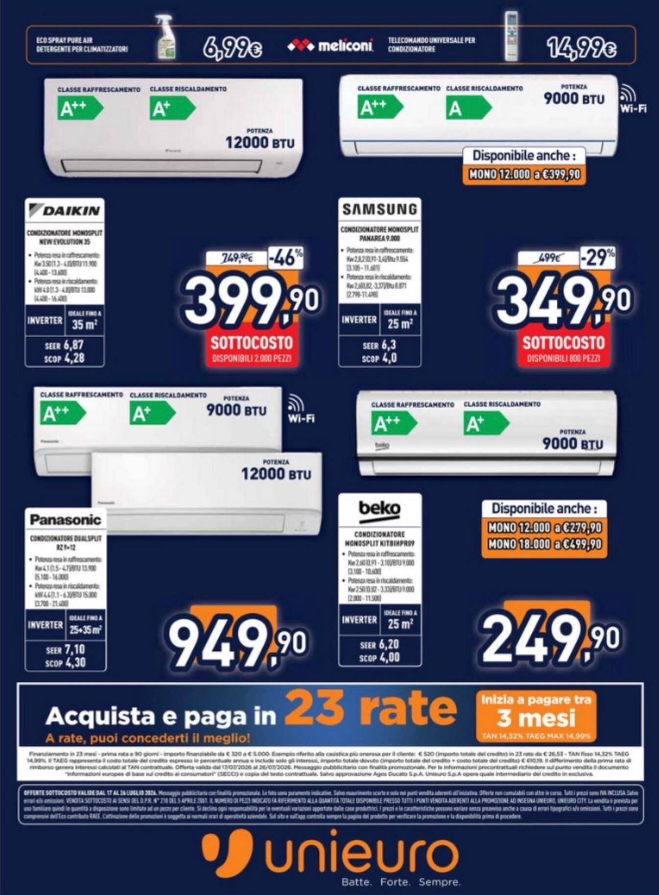 unieuro - Volantino attuale di Unieuro valido dal venerdì 17/07/2026 al domenica 26/07/2026 - page: 27