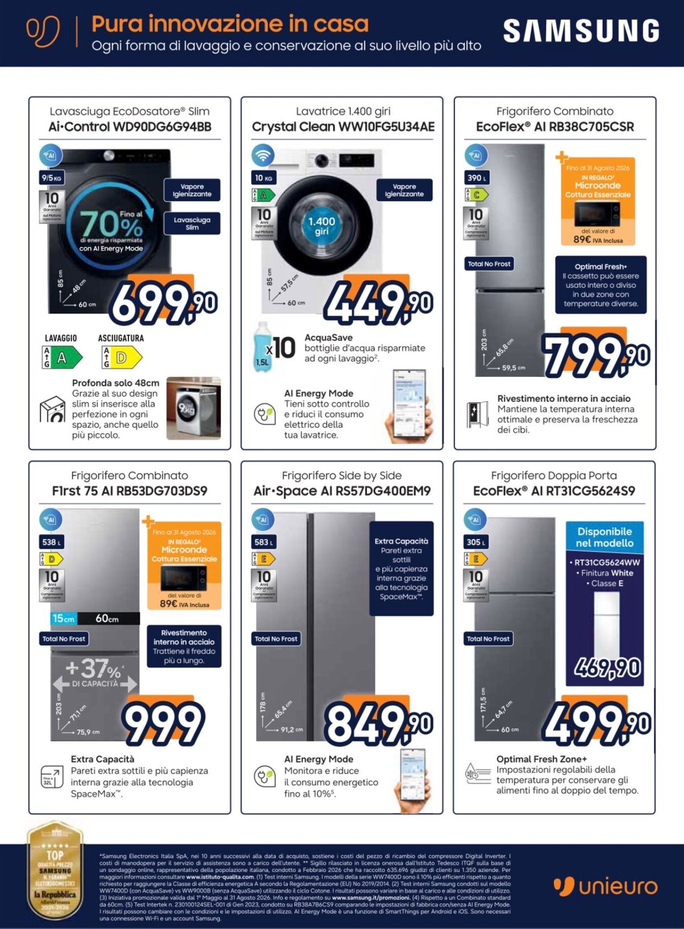 unieuro - Volantino attuale di Unieuro valido dal venerdì 17/07/2026 al domenica 26/07/2026 - page: 29
