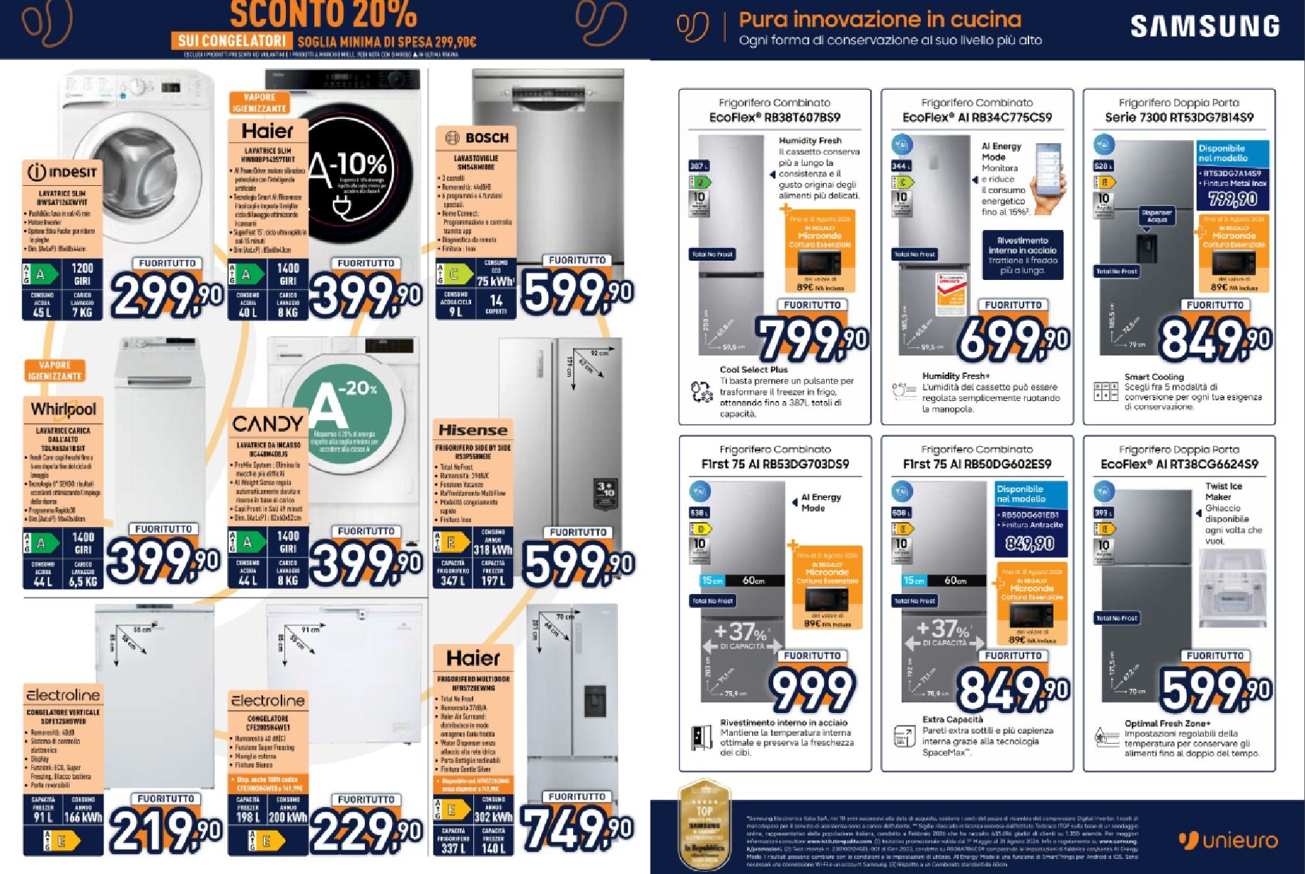 unieuro - Volantino attuale di Unieuro valido dal lunedì 27/07/2026 al domenica 09/08/2026 - page: 14