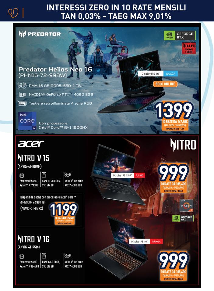 unieuro - Volantino Unieuro - Speciale Acer valido dal 04/04 al 13/04 - page: 6