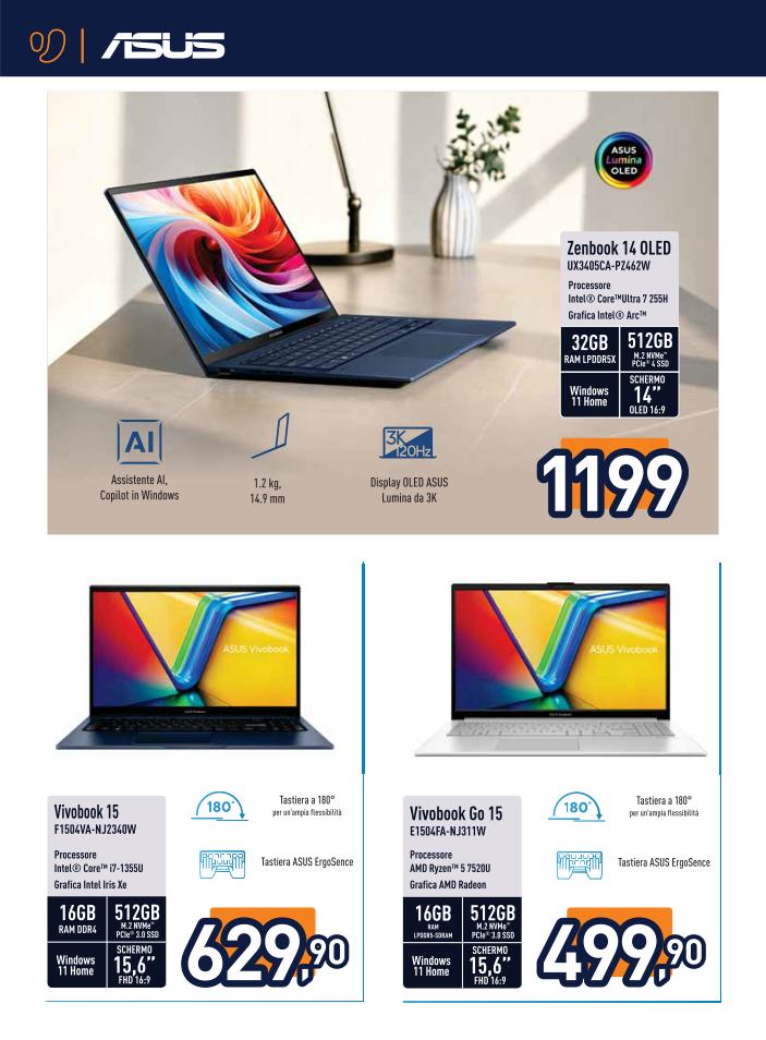 unieuro - Volantino Unieuro - Speciale ASUS valido dal 14/04 al 27/04 - page: 2
