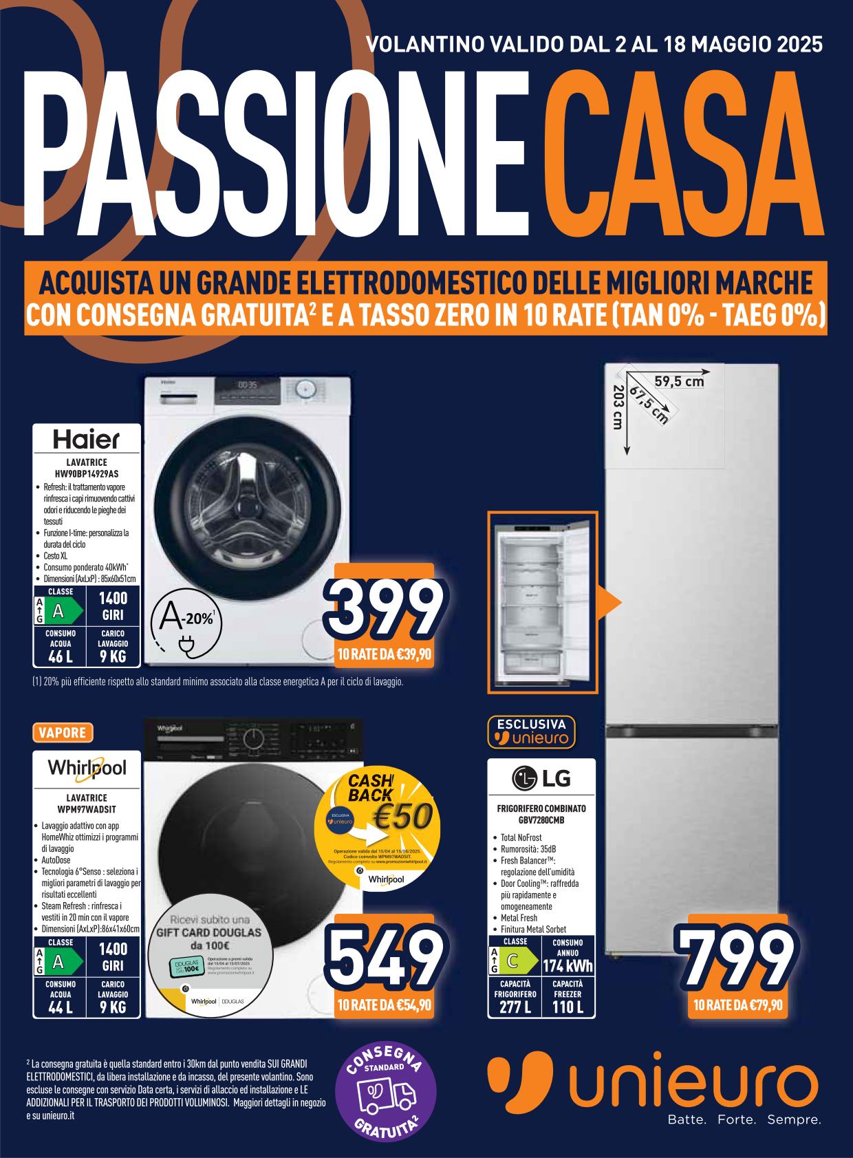 unieuro - Volantino Unieuro valido dal 02/05 al 18/05