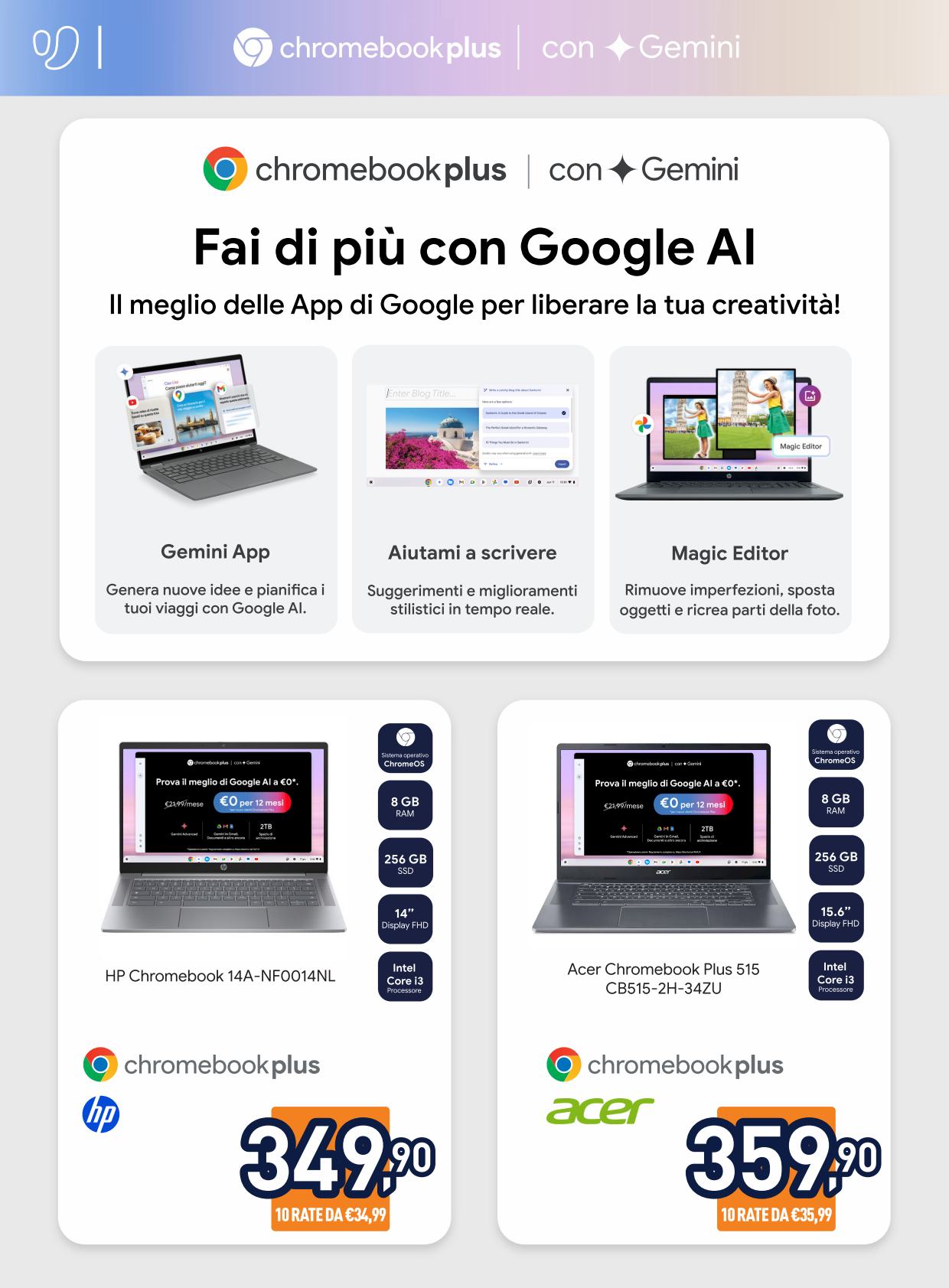 unieuro - Volantino Unieuro - Speciale Chromebook valido dal 02/05 al 18/05 - page: 2