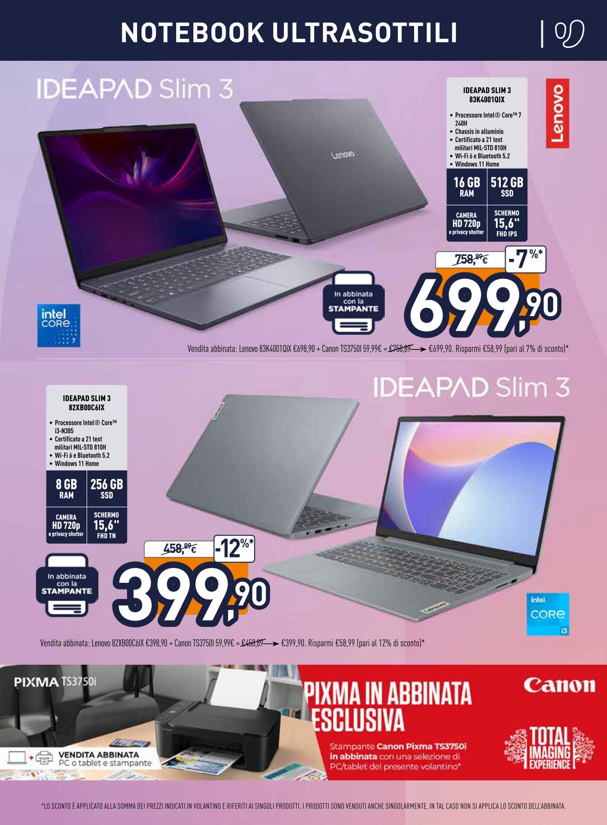unieuro - Volantino Unieuro - Speciale Lenovo valido dal 30/05 al 08/06 - page: 3