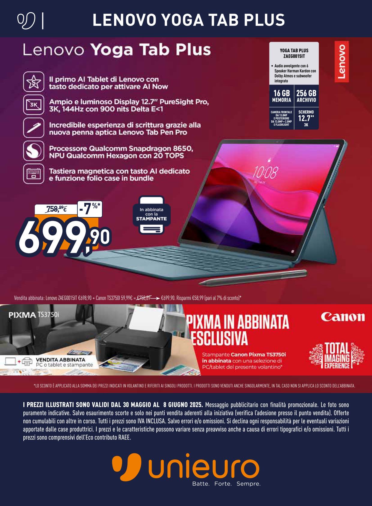 unieuro - Volantino Unieuro - Speciale Lenovo valido dal 30/05 al 08/06 - page: 10