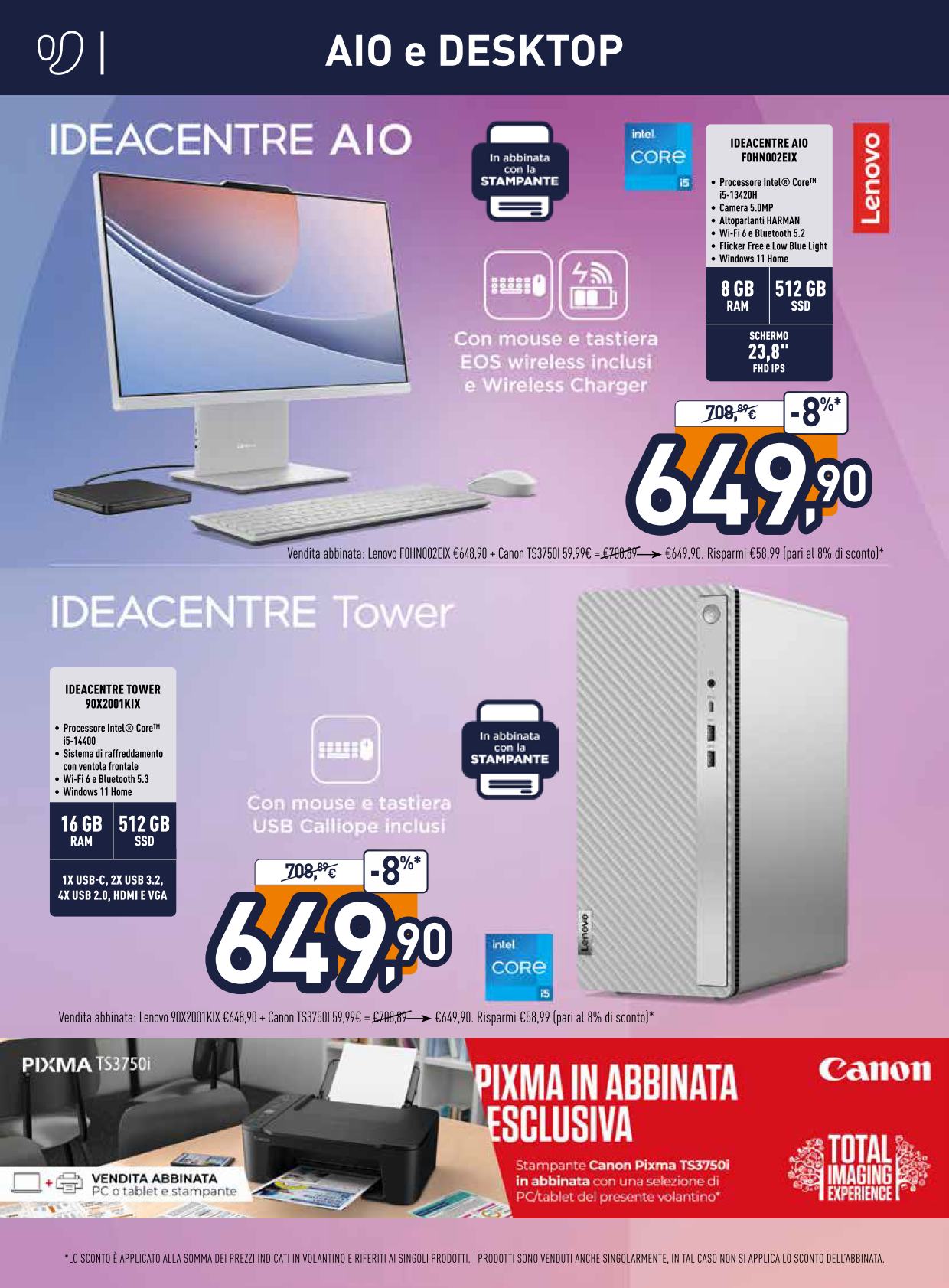 unieuro - Volantino Unieuro - Speciale Lenovo valido dal 30/05 al 08/06 - page: 6