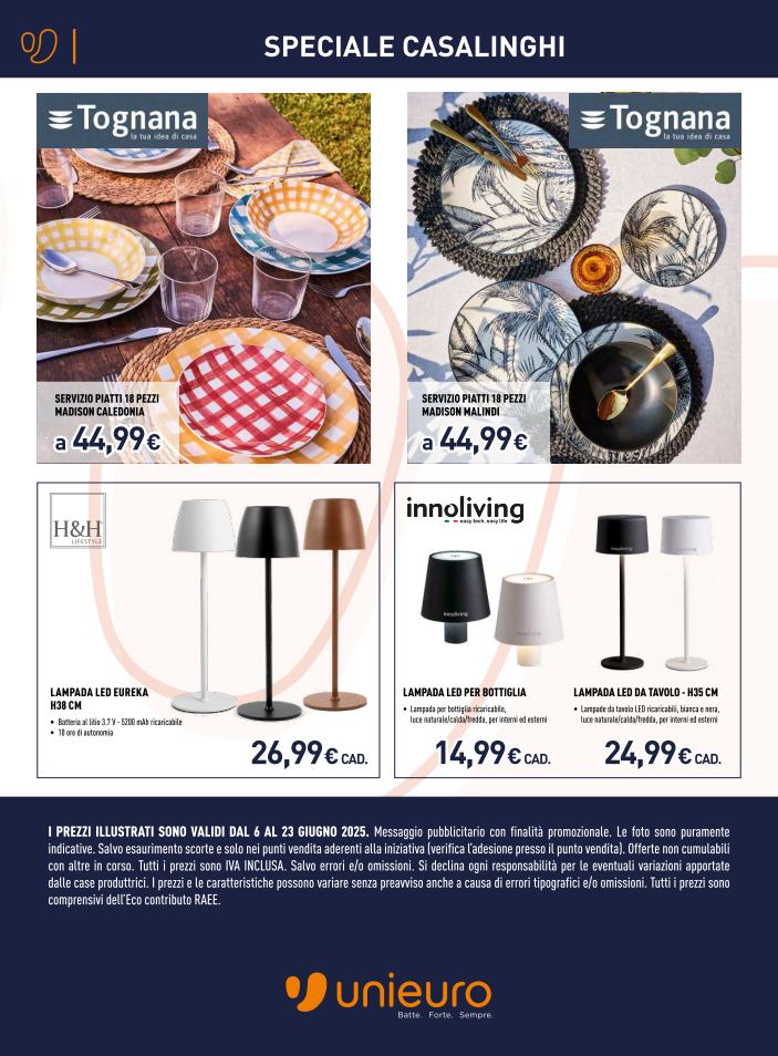 unieuro - Volantino Unieuro - Speciale Casalinghi valido dal 06/06 al 23/06 - page: 9