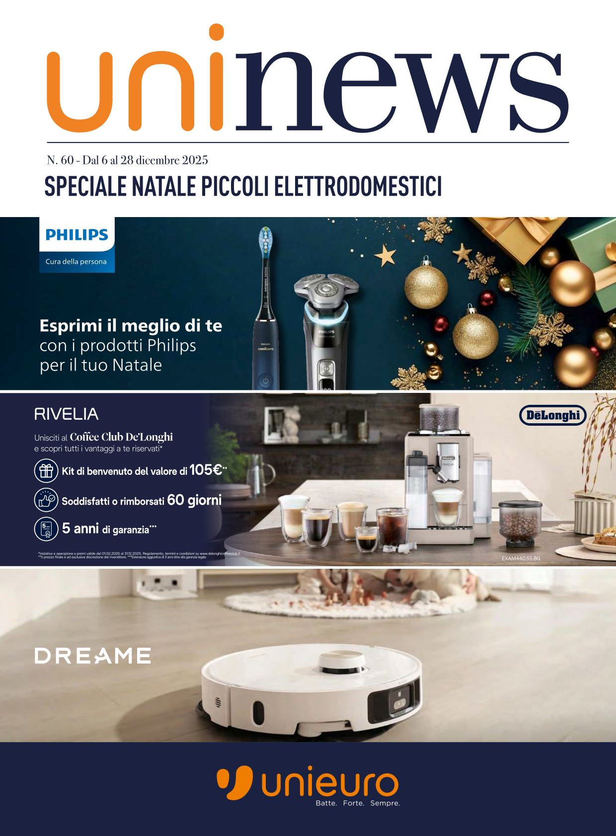 unieuro - Volantino Unieuro - Speciale Piccoli Elettrodomestici valido dal 06/12 al 28/12