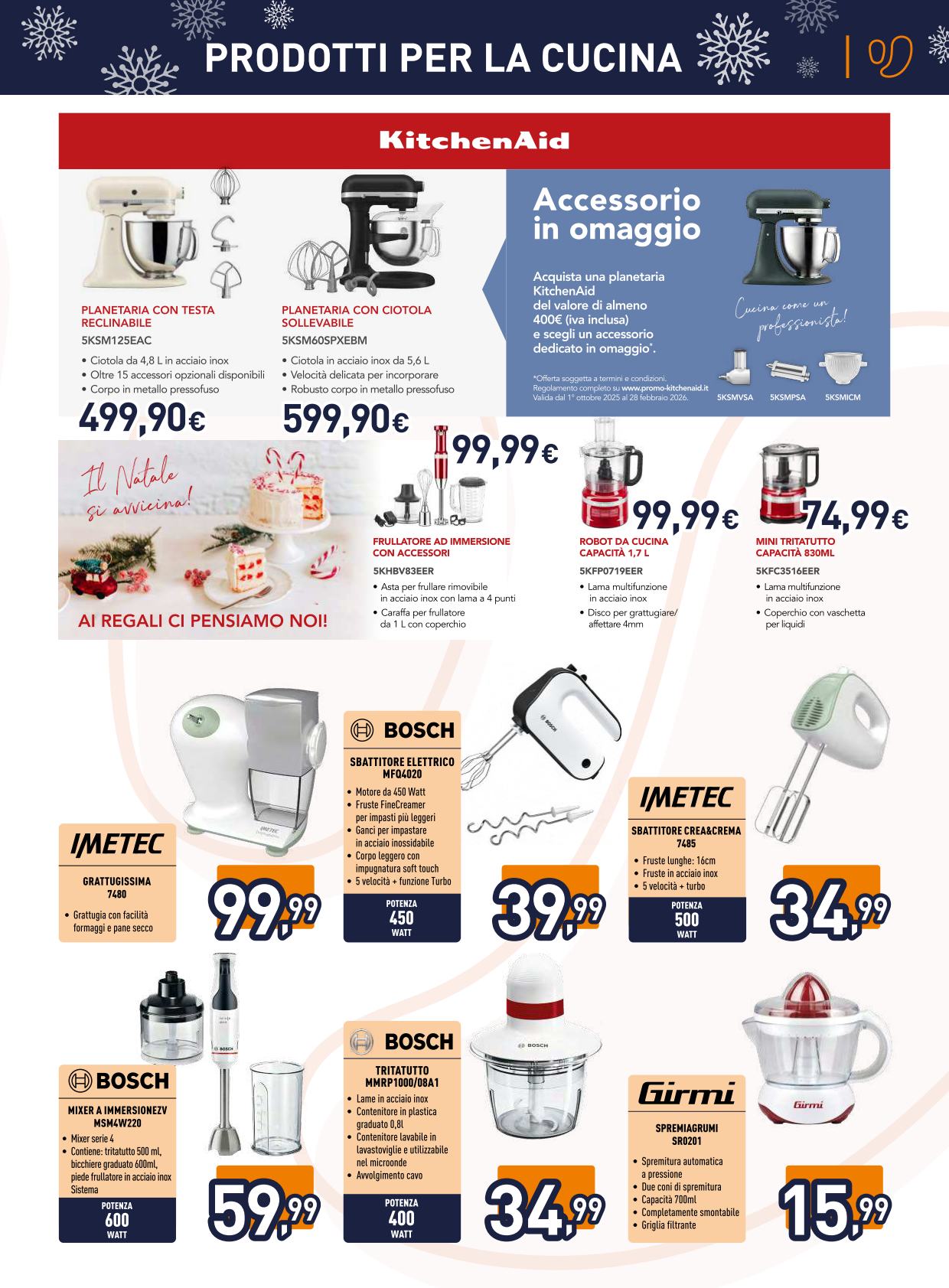 unieuro - Volantino Unieuro - Speciale Piccoli Elettrodomestici valido dal 06/12 al 28/12 - page: 9