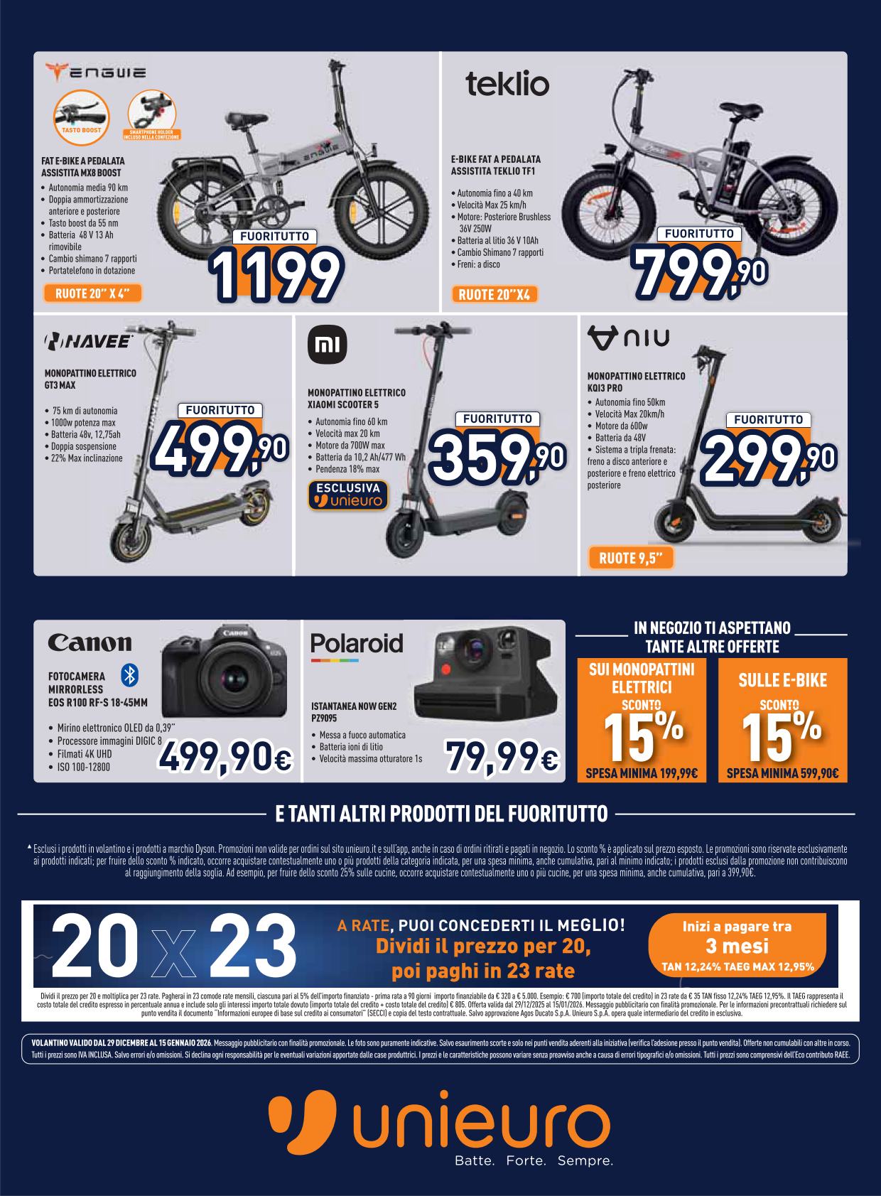 unieuro - Volantino Unieuro valido dal 29/12 al 15/01 - page: 27