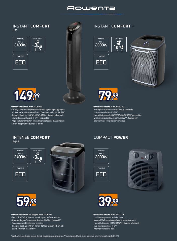 unieuro - Volantino Unieuro - Speciale Riscaldamento valido dal 19/01 al 01/02 - page: 4