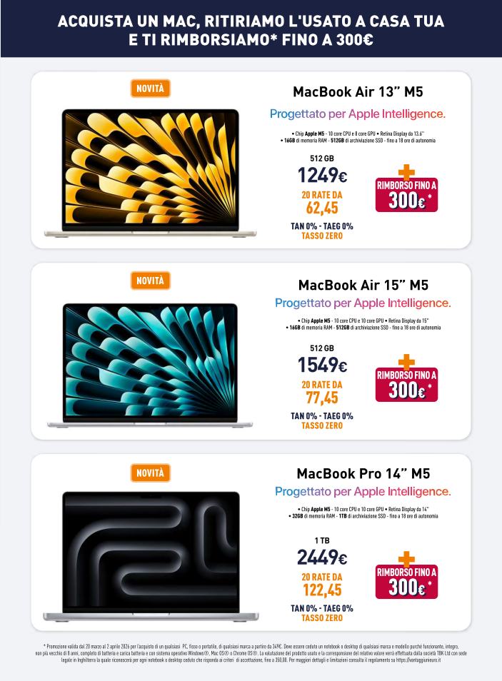 unieuro - Volantino Unieuro - Speciale Apple valido dal 20/03/2026 al 27/03/2026 - page: 3