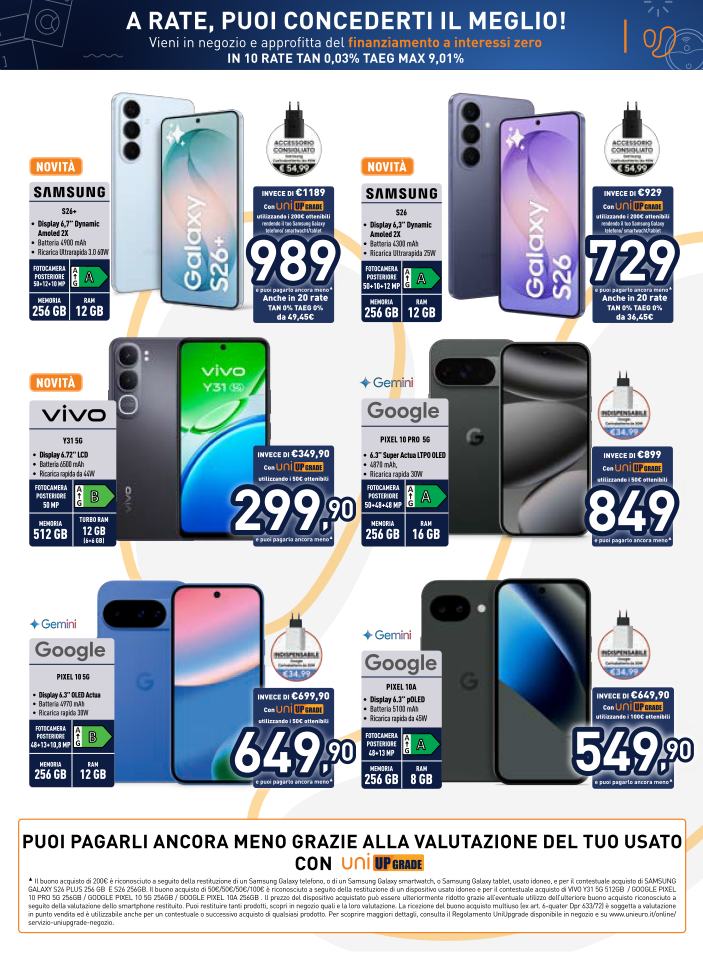 unieuro - Volantino Unieuro valido dal 20/03/2026 al 02/04/2026 - page: 14