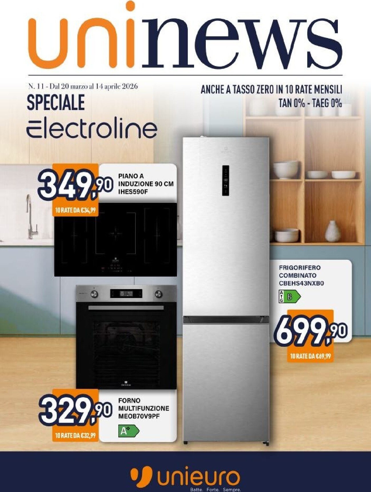 unieuro - Volantino Unieuro - Speciale Electroline valido dal 20/03/2026 al 14/04/2026