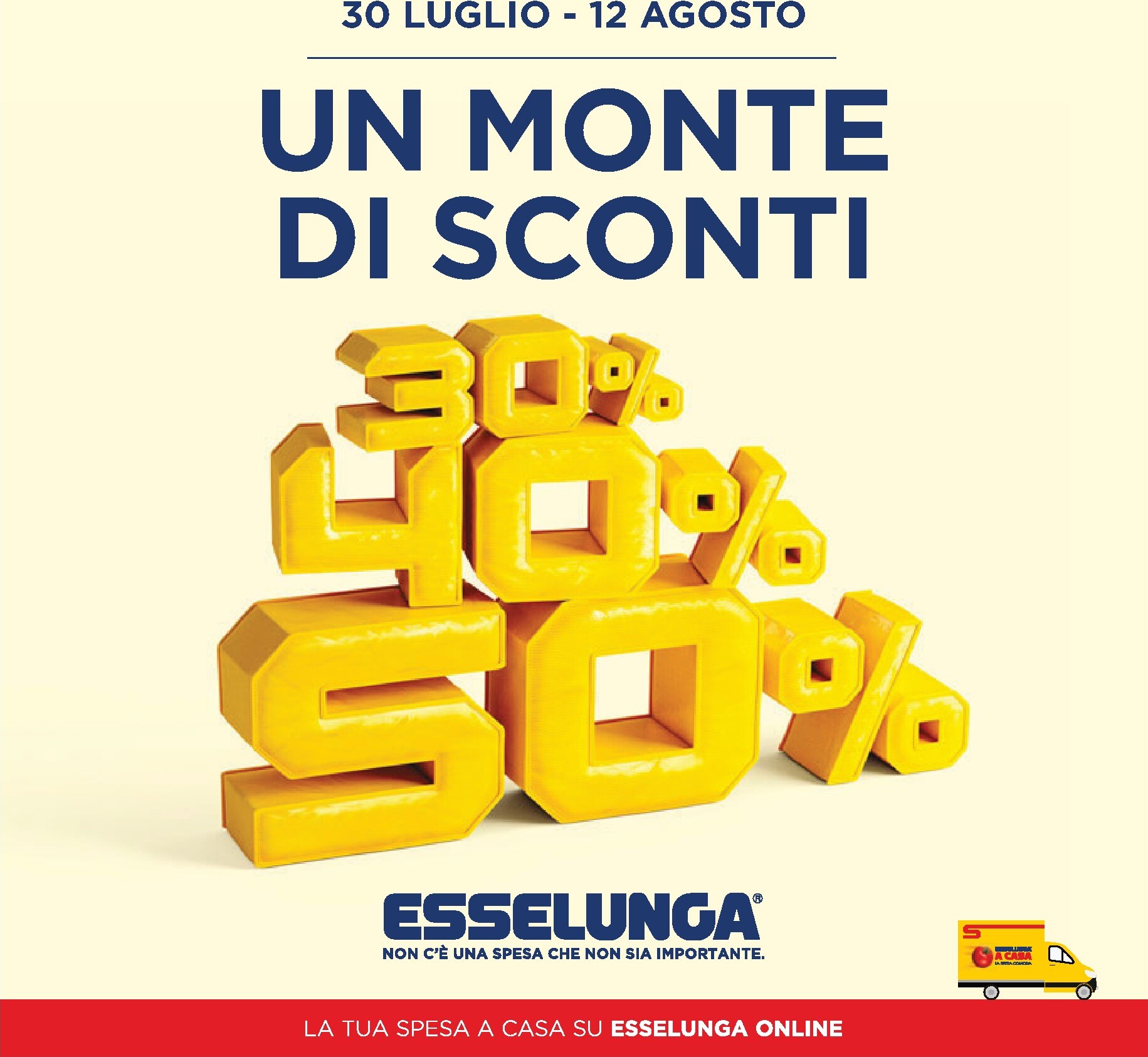 esselunga - Volantino attuale di Esselunga valido dal giovedì 30/07/2026 al mercoledì 12/08/2026 - page: 1