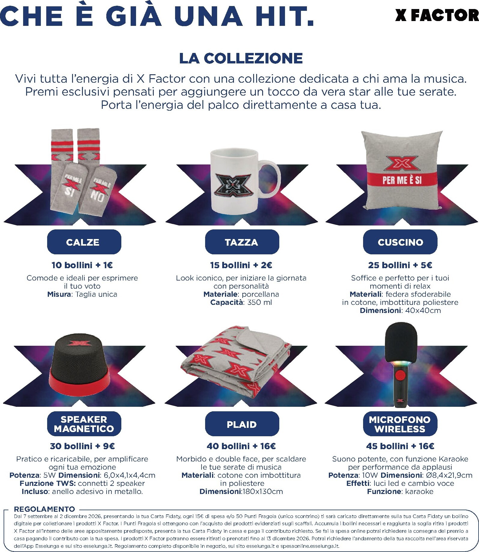 esselunga - Volantino attuale di Esselunga - Collezione X Factor - 3° Appuntamento valido dal giovedì 08/10/2026 al mercoledì 21/10/2026 - page: 3