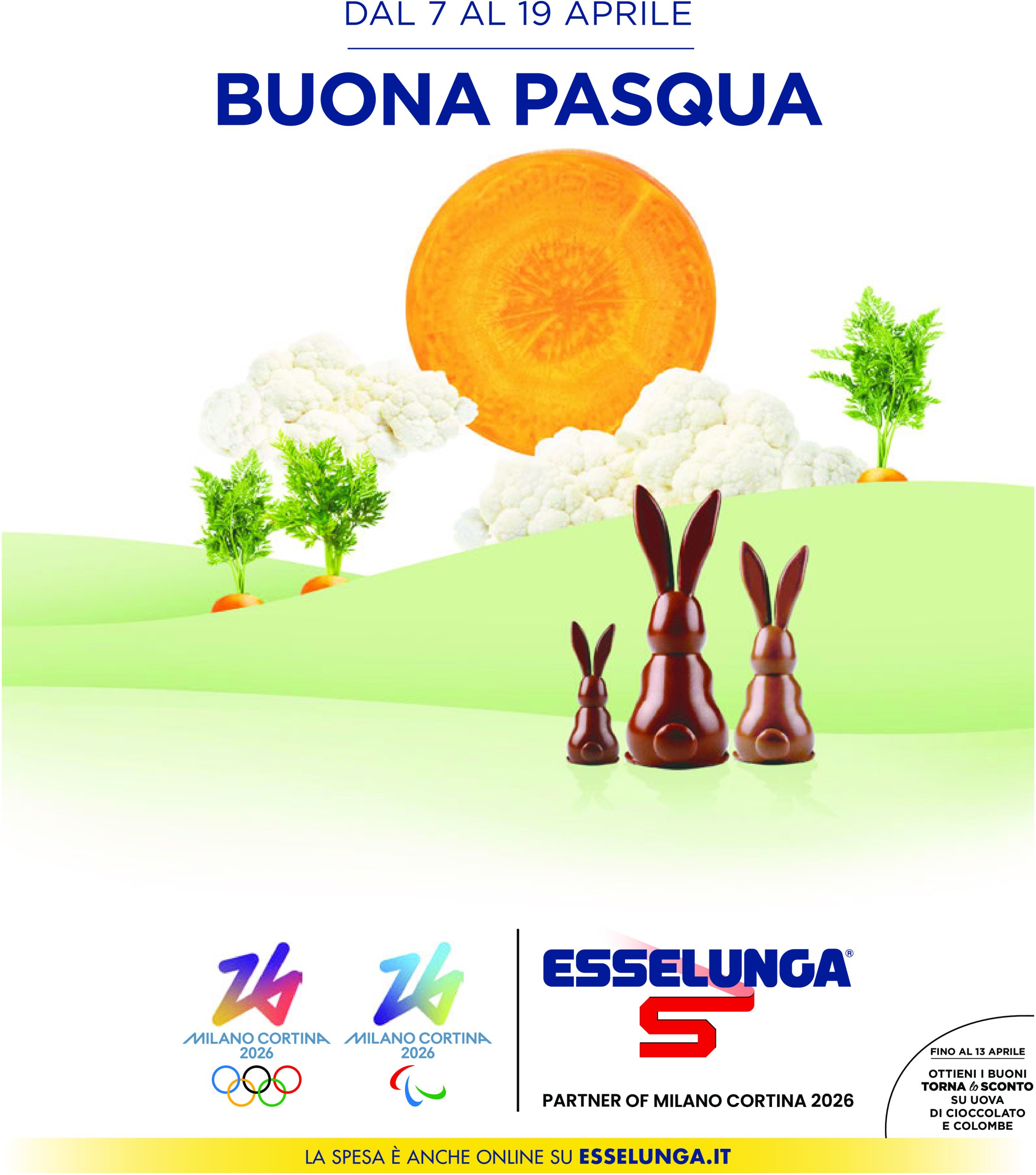 esselunga - Volantino Esselunga - Buona Pasqua valido dal 07/04 al 19/04