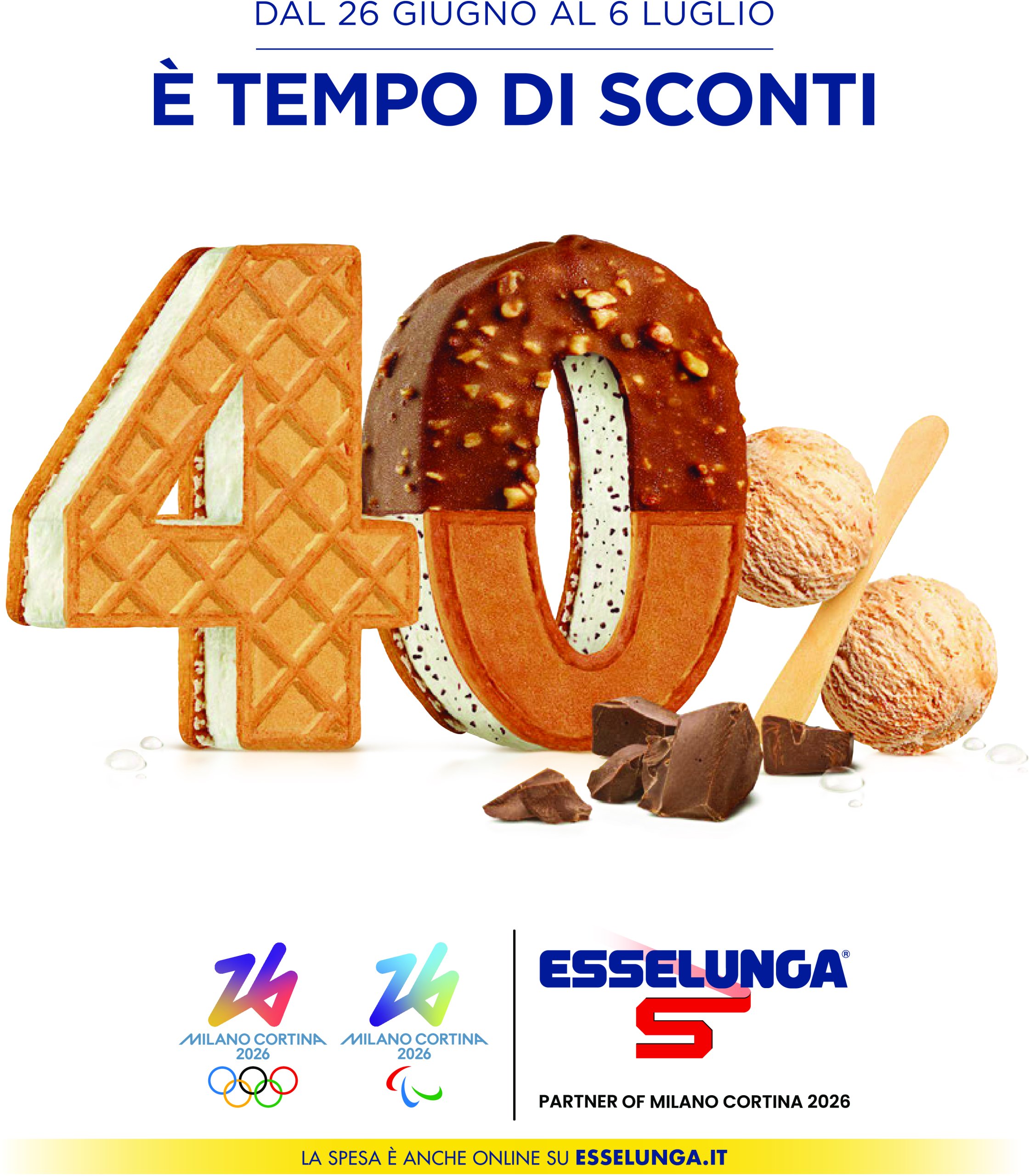 esselunga - Volantino Esselunga - Sconto 40% valido dal 26/06 al 06/07