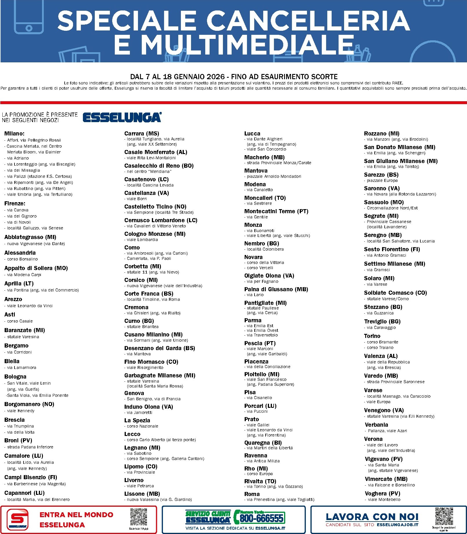 esselunga - Volantino Esselunga - Speciale cancelleria e multimediale valido dal 07/01 al 18/01 - page: 8