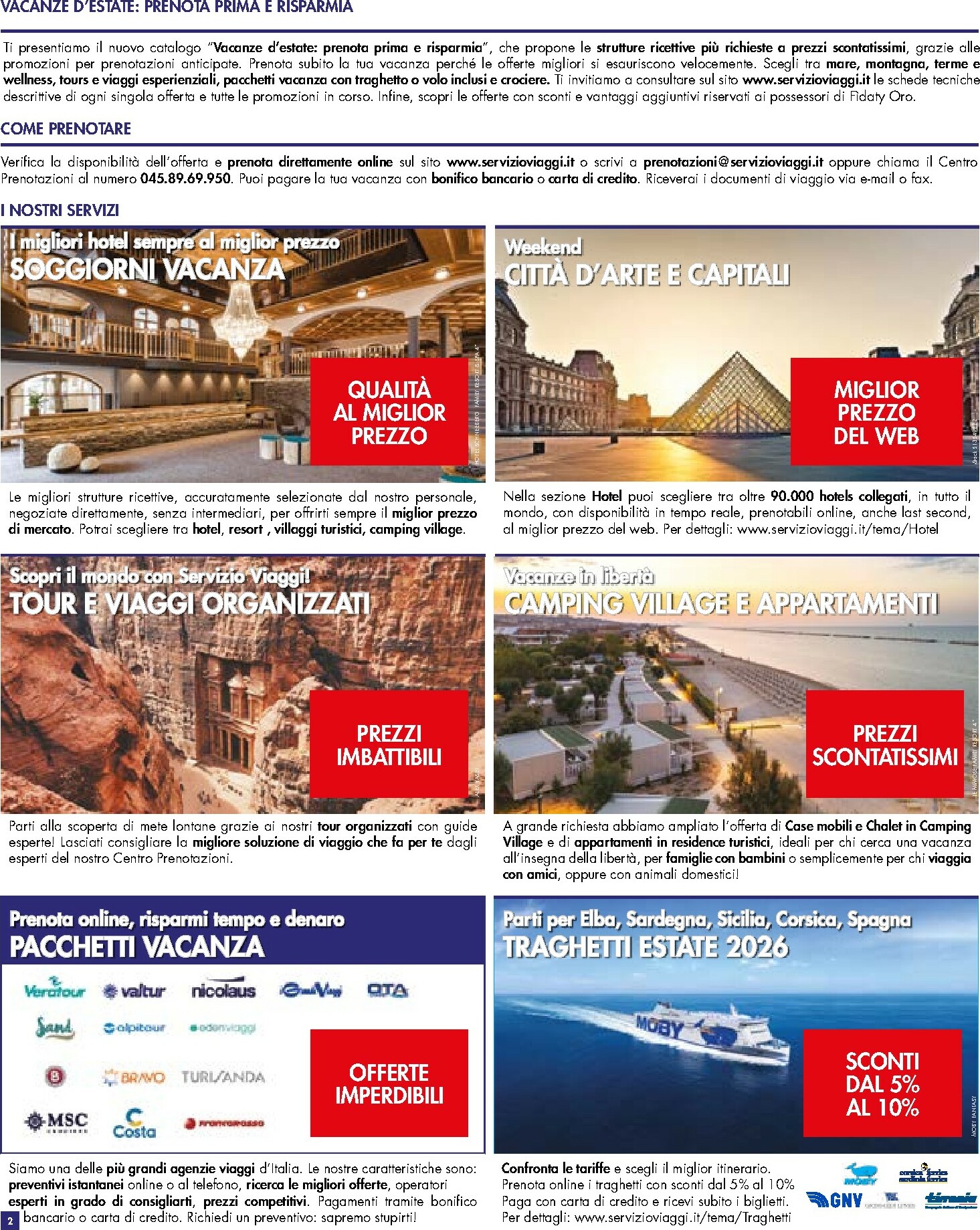 esselunga - Volantino Esselunga - Servizio Viaggi valido dal 28/01 al 31/03 - page: 2