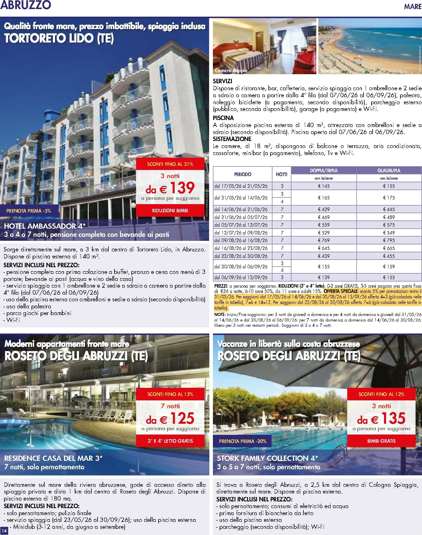 esselunga - Volantino Esselunga - Servizio Viaggi valido dal 28/01 al 31/03 - page: 14