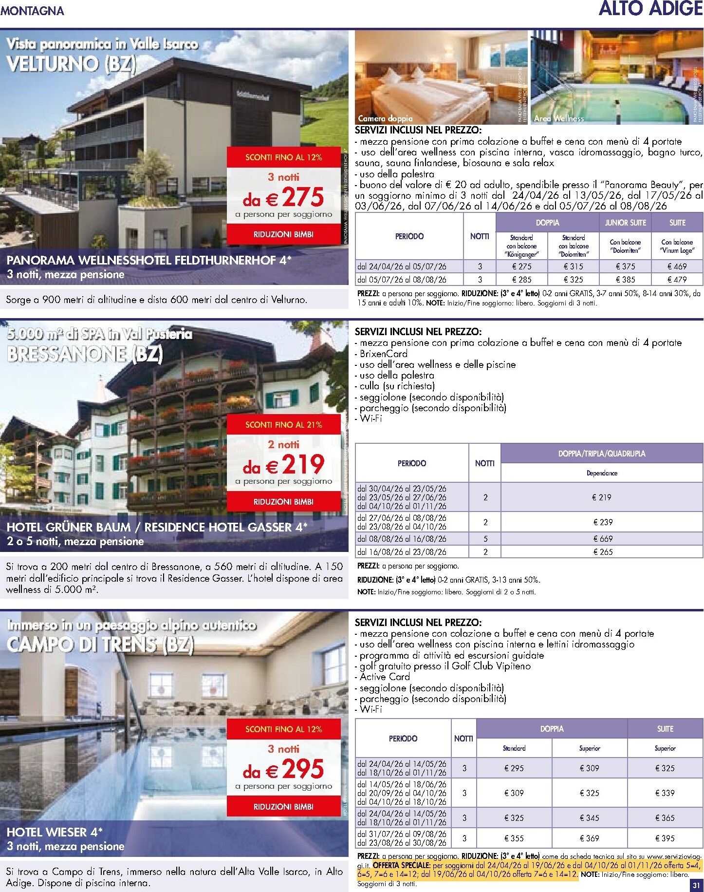 esselunga - Volantino Esselunga - Servizio Viaggi valido dal 28/01 al 31/03 - page: 31