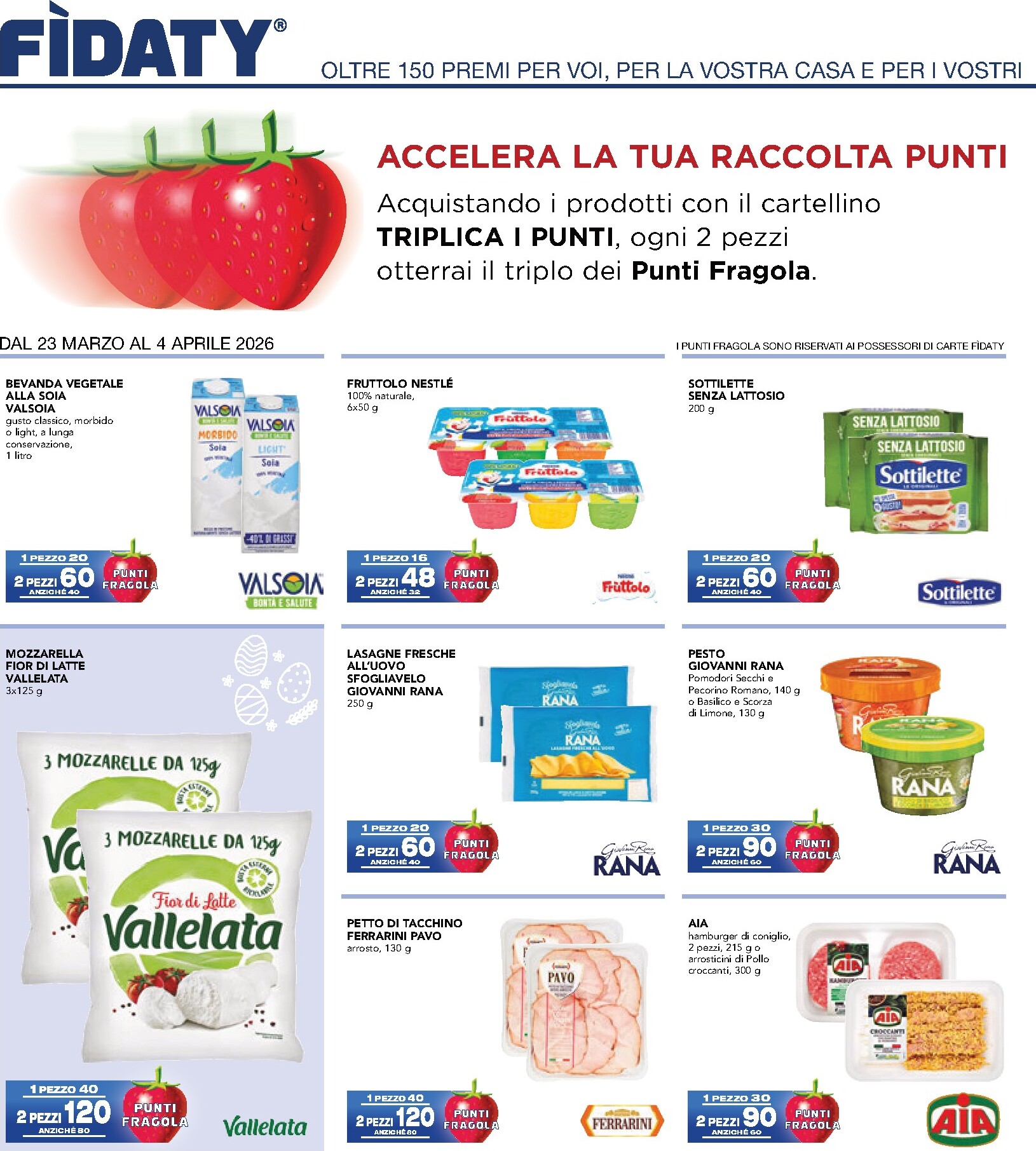 esselunga - Volantino Esselunga - Triplica i punti fragola valido dal 23/03/2026 al 04/04/2026