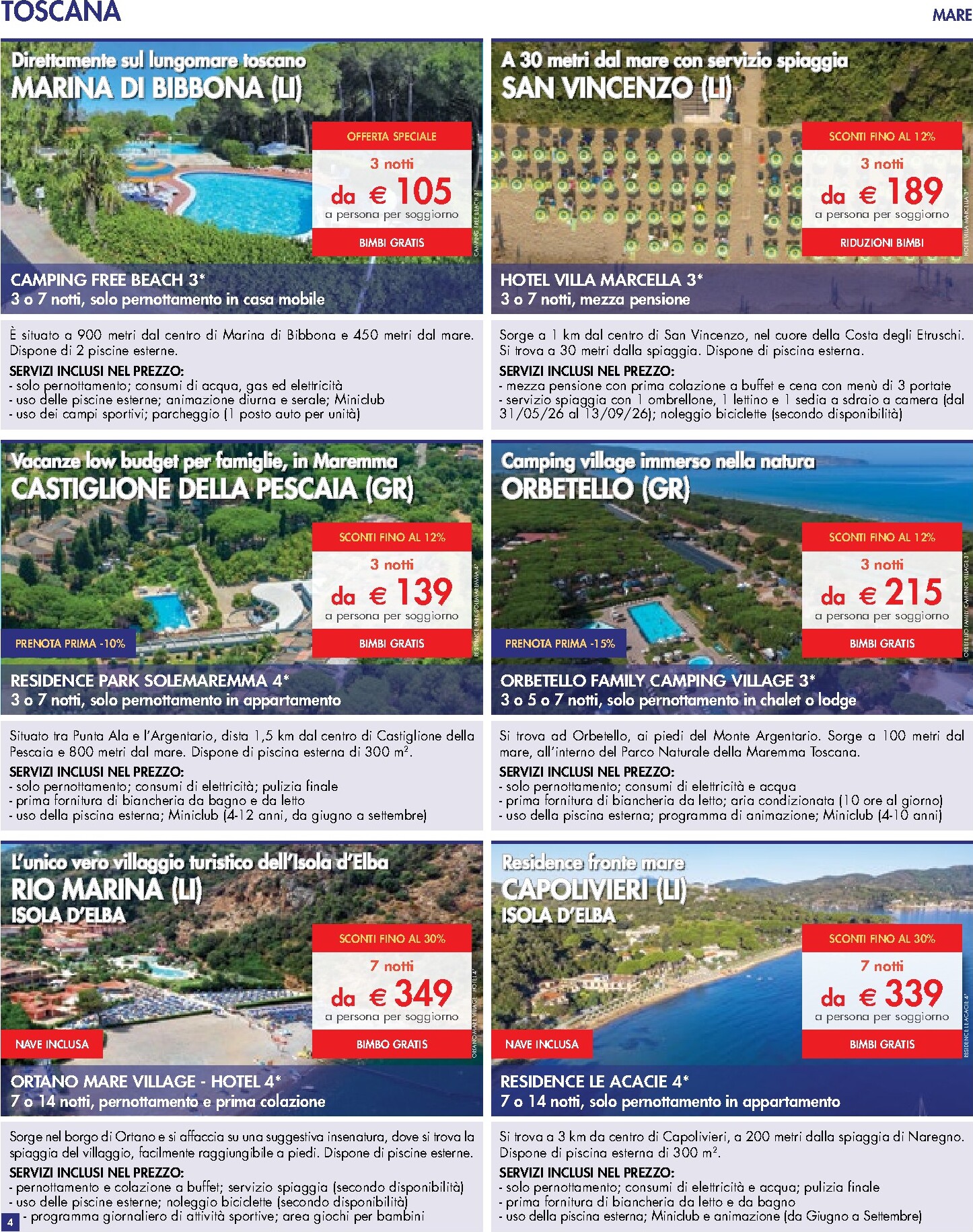 esselunga - Volantino attuale di Esselunga - Servizio Viaggi valido dal domenica 12/04/2026 al mercoledì 30/09/2026 - page: 4