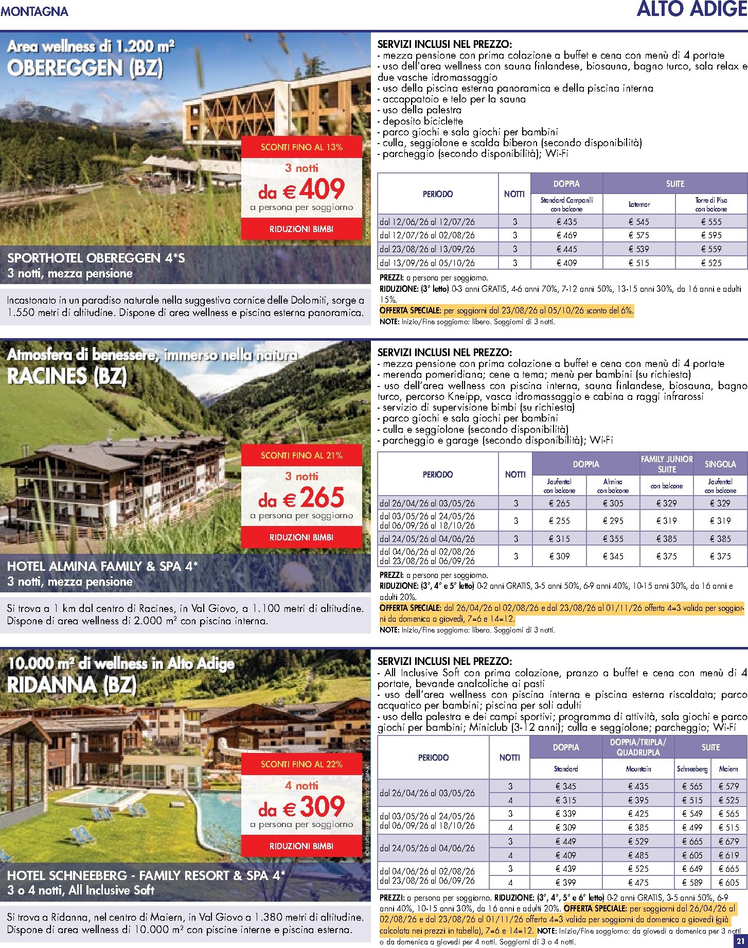 esselunga - Volantino attuale di Esselunga - Servizio Viaggi valido dal domenica 12/04/2026 al mercoledì 30/09/2026 - page: 21