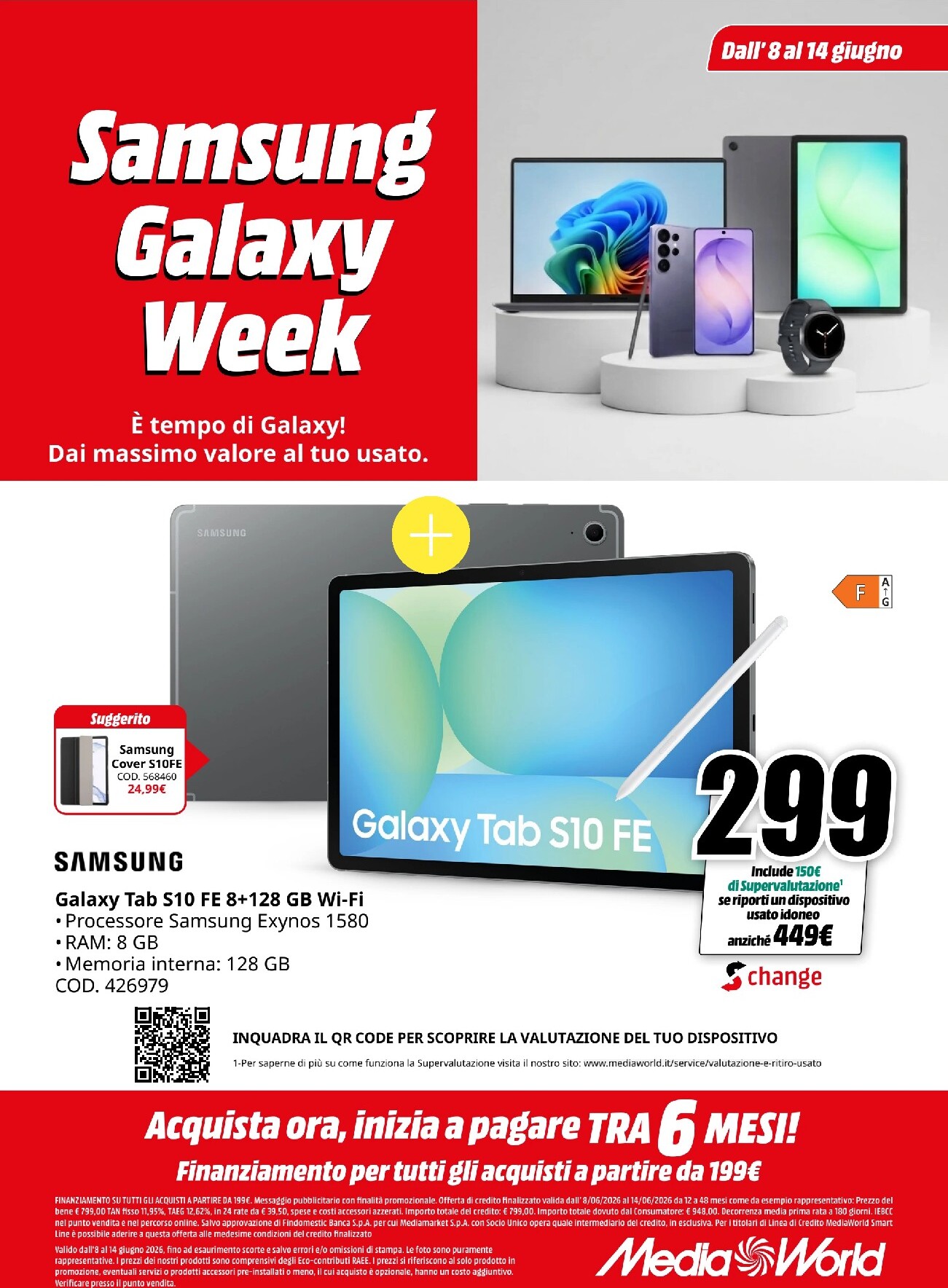 mediaworld - Volantino attuale di Mediaworld - Galaxy Week valido dal lunedì 08/06/2026 al domenica 14/06/2026 - page: 4