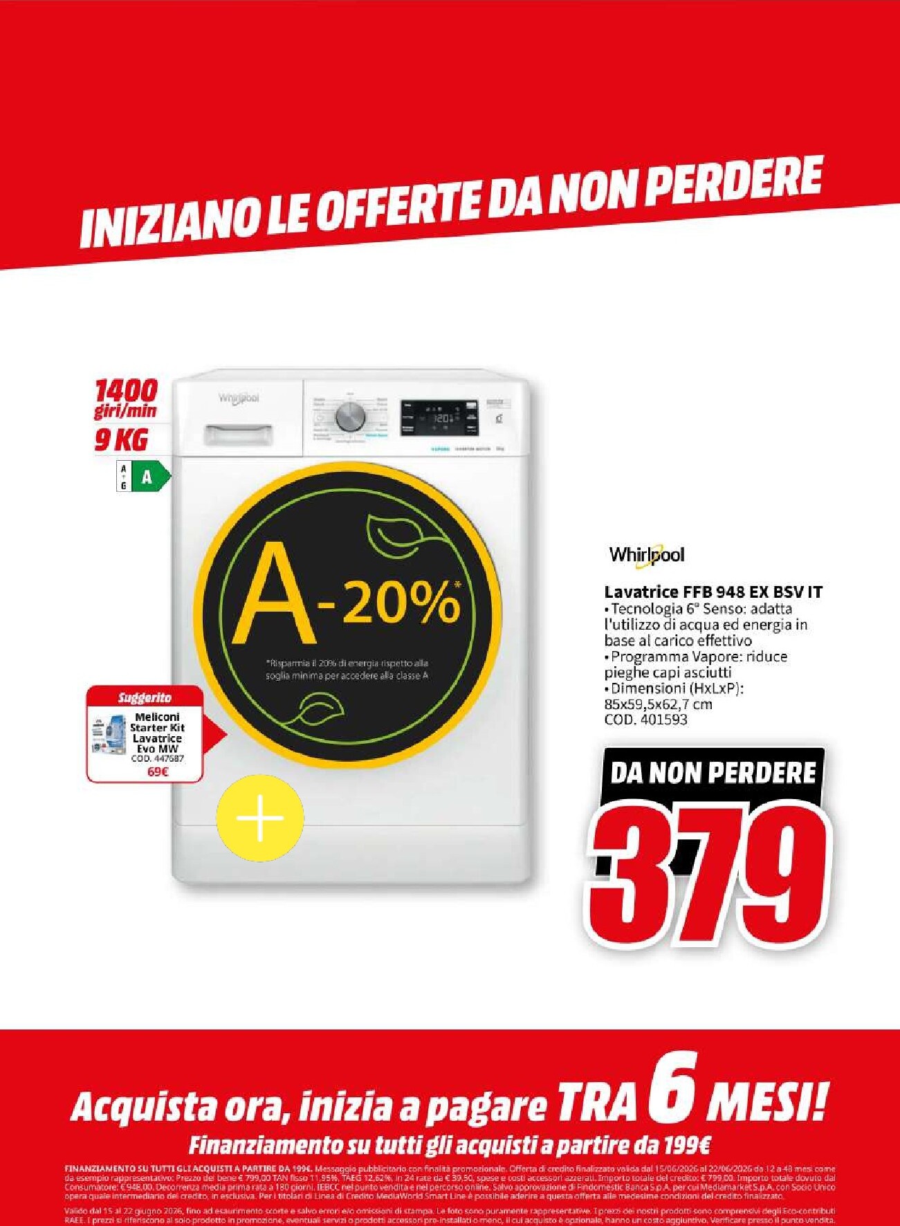 mediaworld - Volantino attuale di Mediaworld - Red Price valido dal lunedì 15/06/2026 al lunedì 22/06/2026 - page: 64