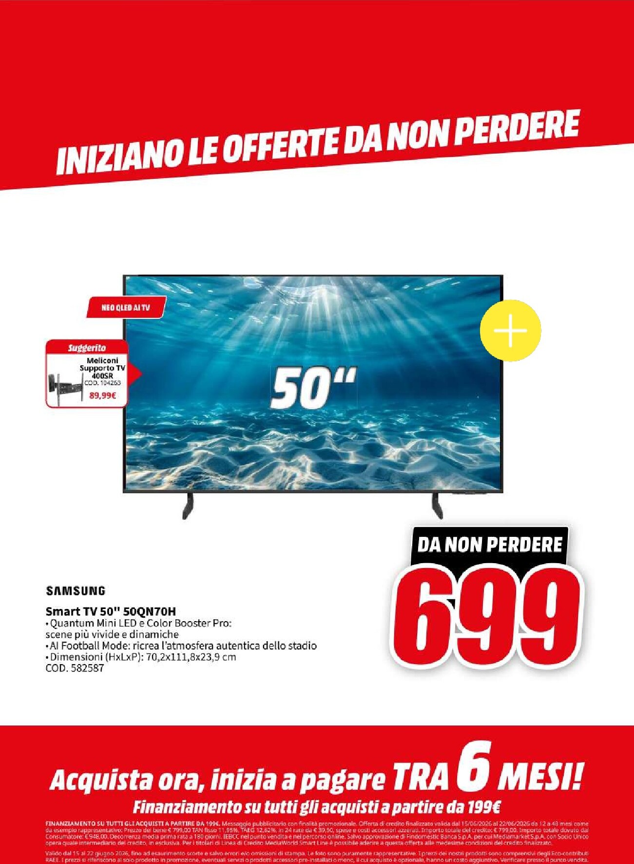 mediaworld - Volantino attuale di Mediaworld - Red Price valido dal lunedì 15/06/2026 al lunedì 22/06/2026 - page: 41