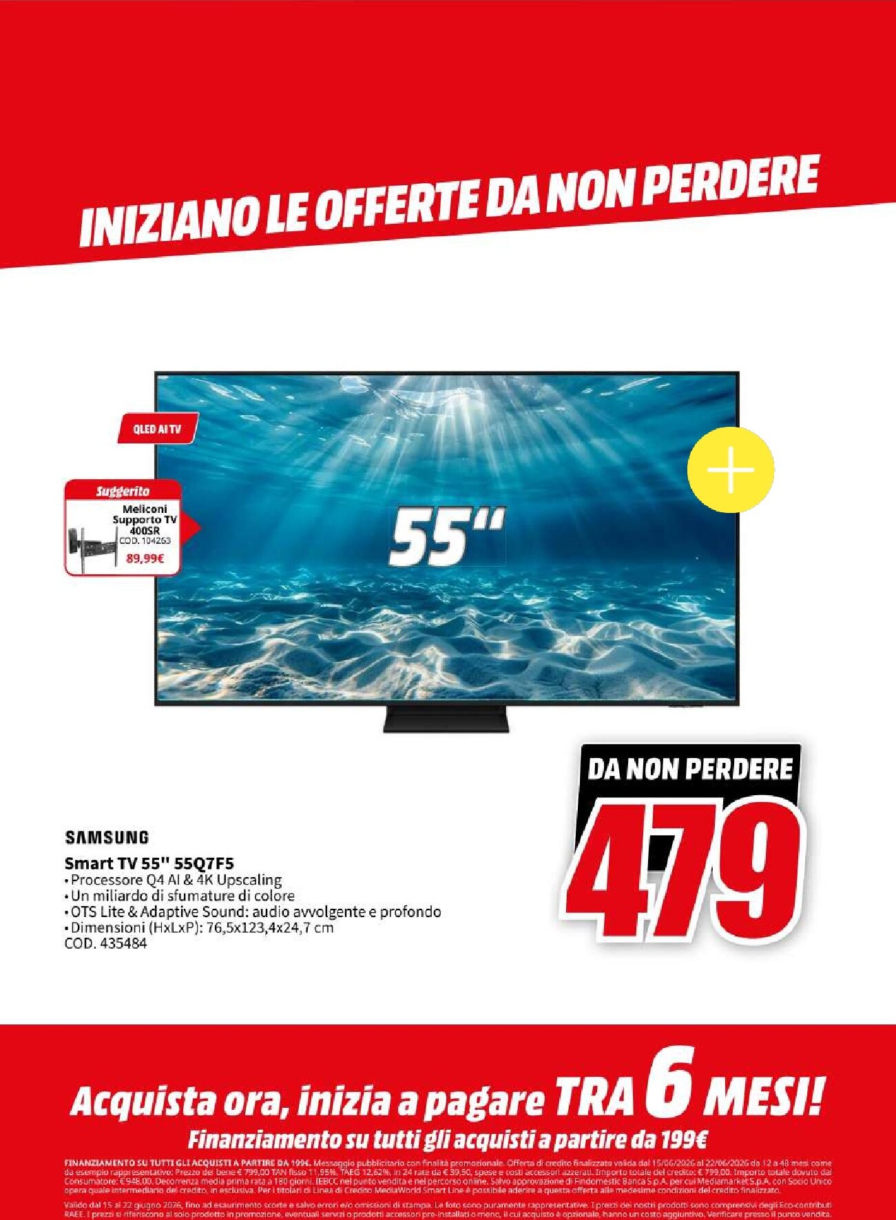 mediaworld - Volantino attuale di Mediaworld - Red Price valido dal lunedì 15/06/2026 al lunedì 22/06/2026 - page: 40