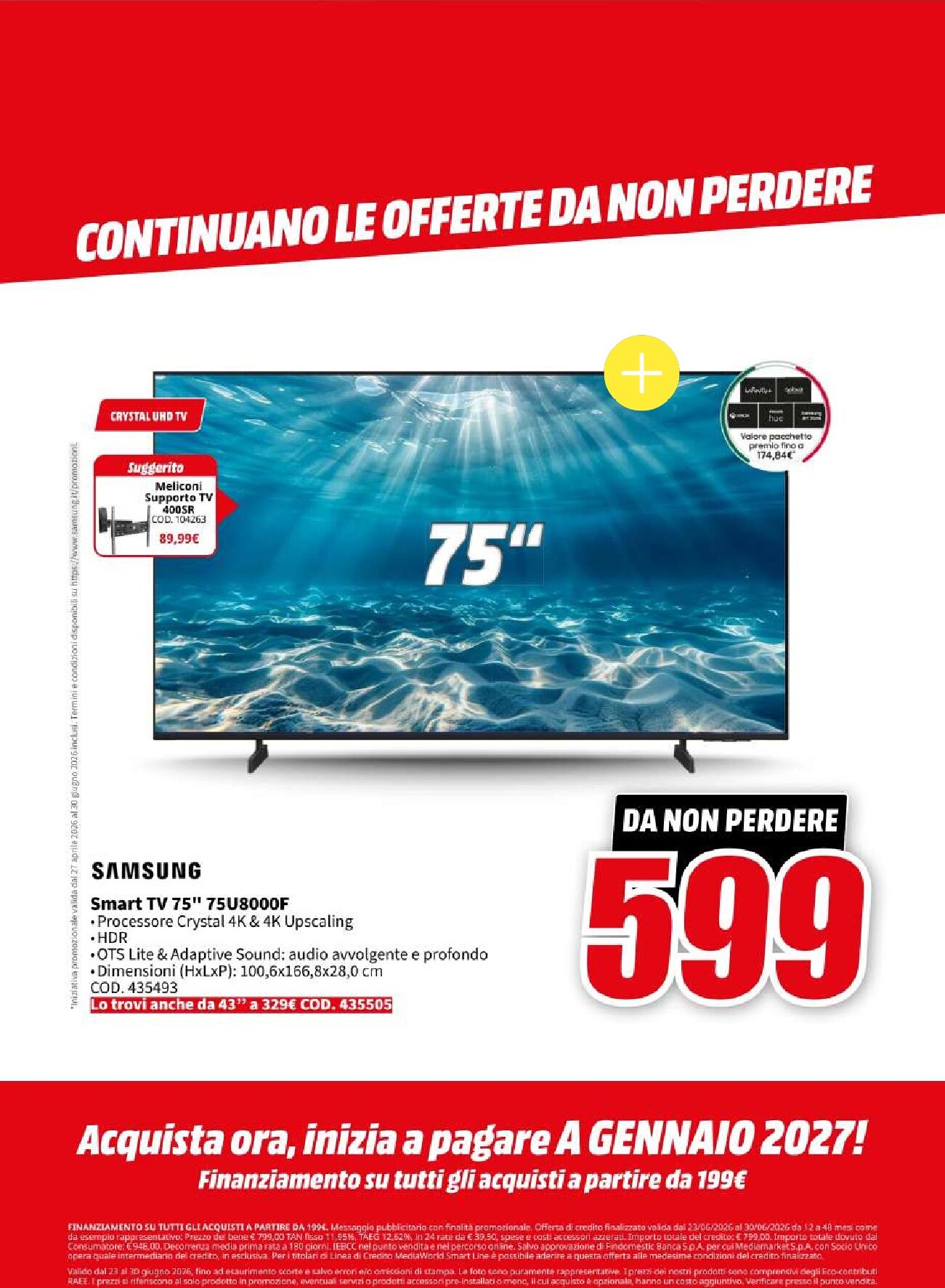 mediaworld - Volantino attuale di Mediaworld valido dal martedì 23/06/2026 al martedì 30/06/2026 - page: 44