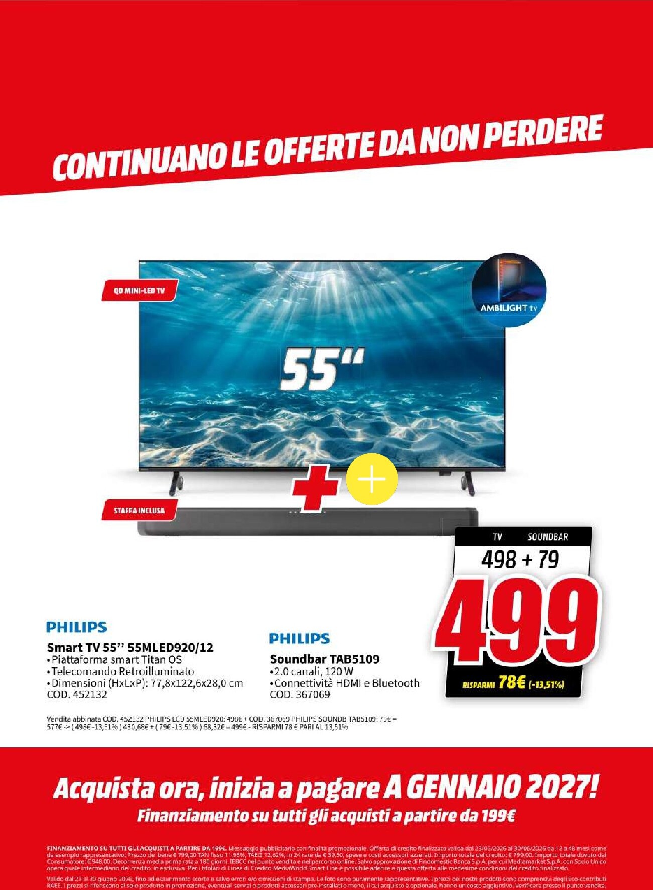 mediaworld - Volantino attuale di Mediaworld valido dal martedì 23/06/2026 al martedì 30/06/2026 - page: 52
