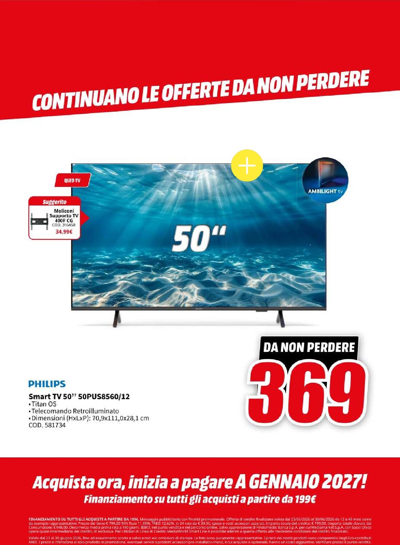 mediaworld - Volantino attuale di Mediaworld valido dal martedì 23/06/2026 al martedì 30/06/2026 - page: 43