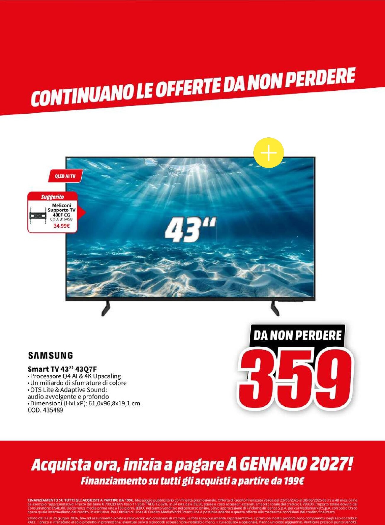 mediaworld - Volantino attuale di Mediaworld valido dal martedì 23/06/2026 al martedì 30/06/2026 - page: 42