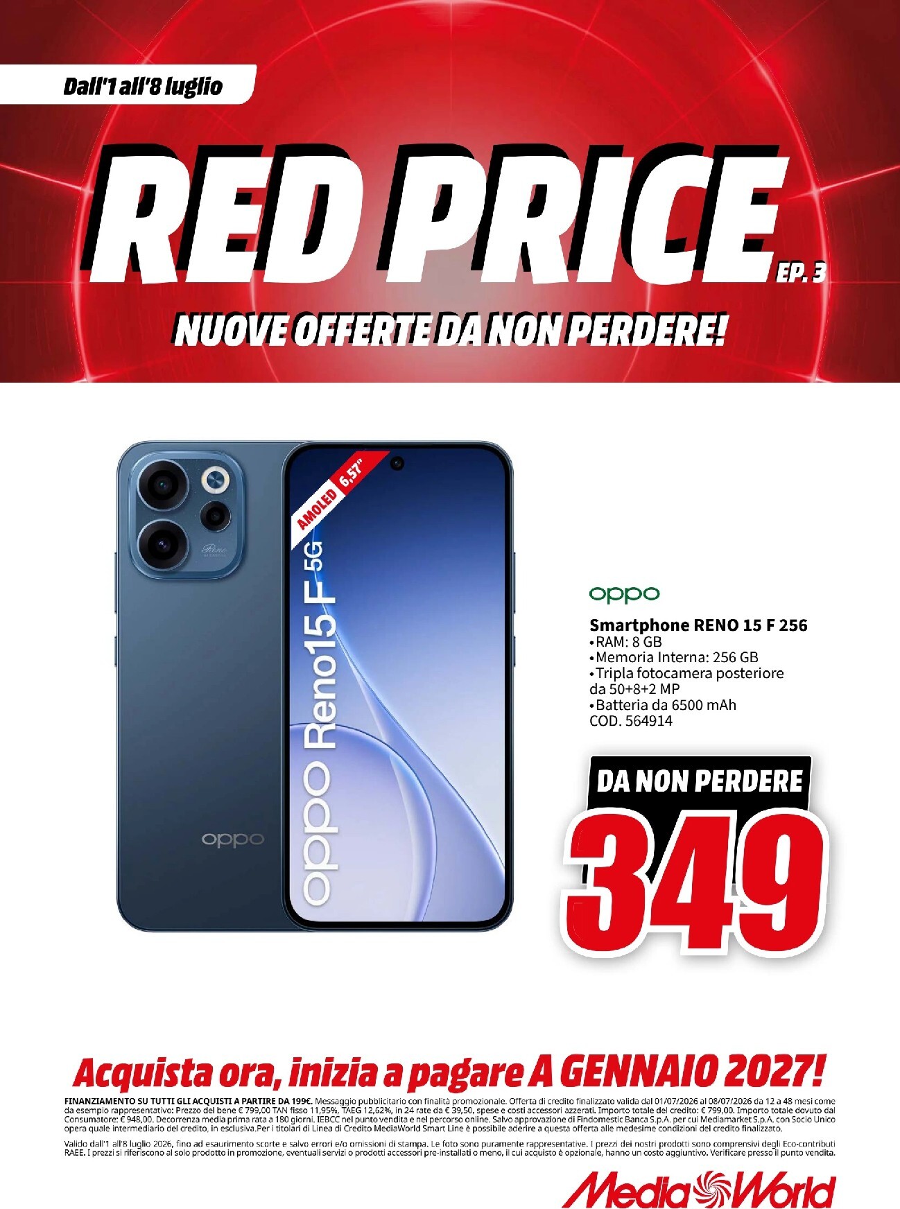 mediaworld - Volantino attuale di Mediaworld valido dal mercoledì 01/07/2026 al mercoledì 08/07/2026 - page: 26