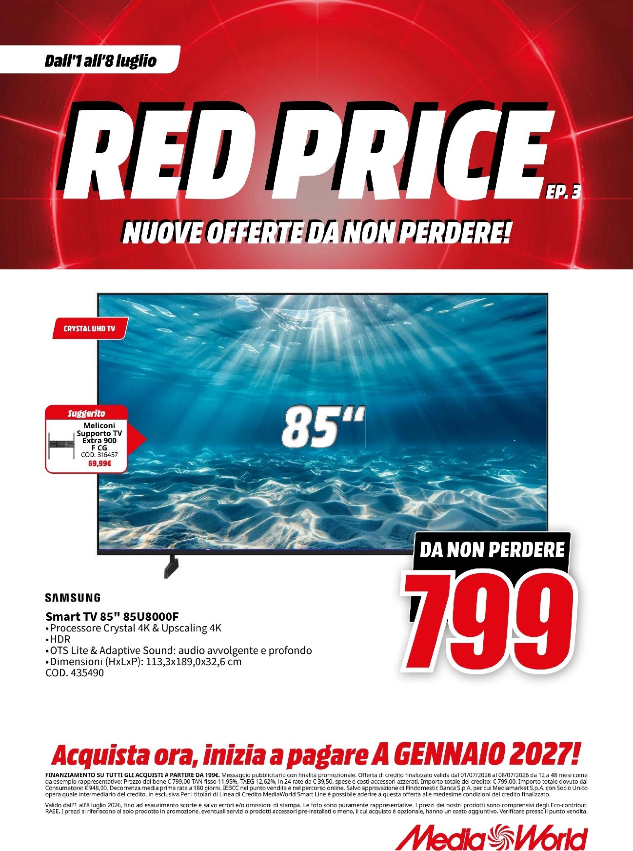 mediaworld - Volantino attuale di Mediaworld valido dal mercoledì 01/07/2026 al mercoledì 08/07/2026 - page: 12