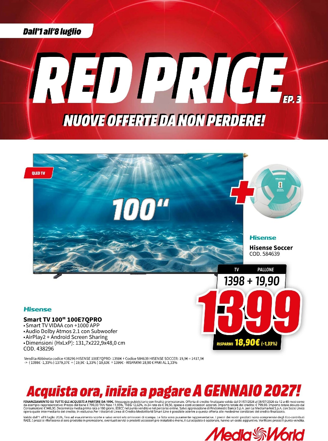mediaworld - Volantino attuale di Mediaworld valido dal mercoledì 01/07/2026 al mercoledì 08/07/2026 - page: 3