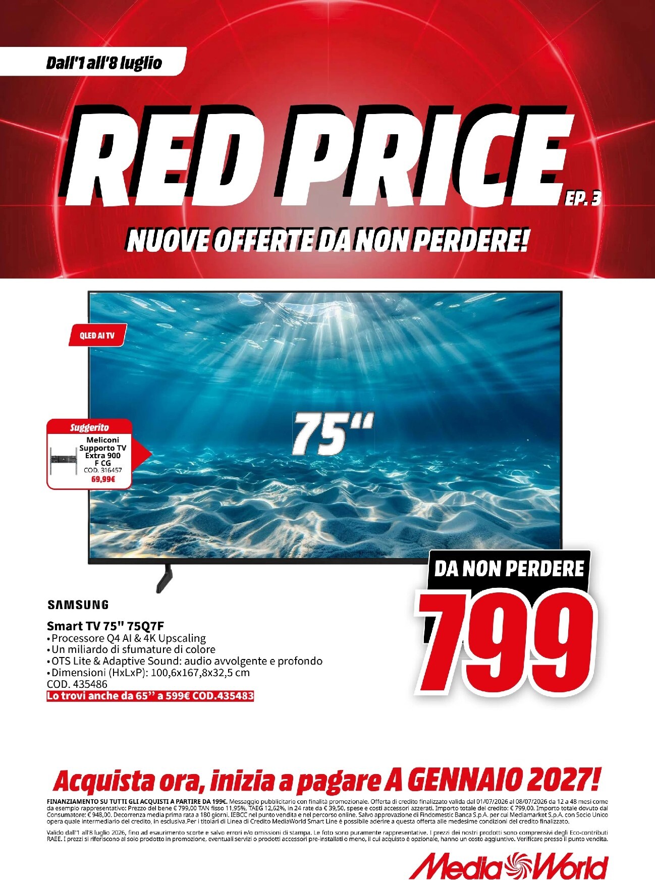 mediaworld - Volantino attuale di Mediaworld valido dal mercoledì 01/07/2026 al mercoledì 08/07/2026 - page: 7
